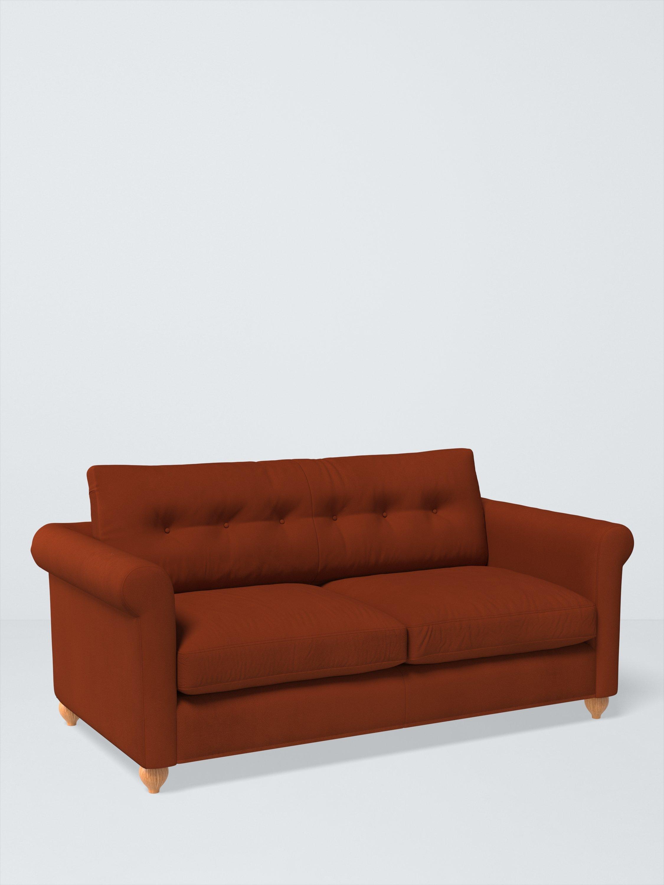 Kingham Range, John Lewis Easy Clean Plush Velvet Fabric, Auburn, Price Band B