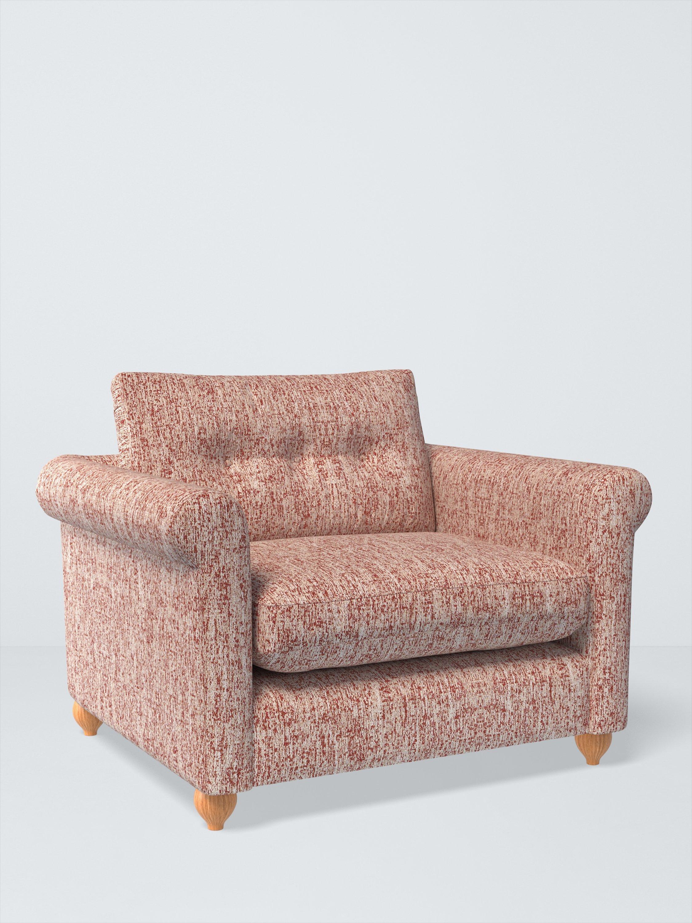 Kingham Range, John Lewis Speckled Weave Fabric, Auburn, Price Band C