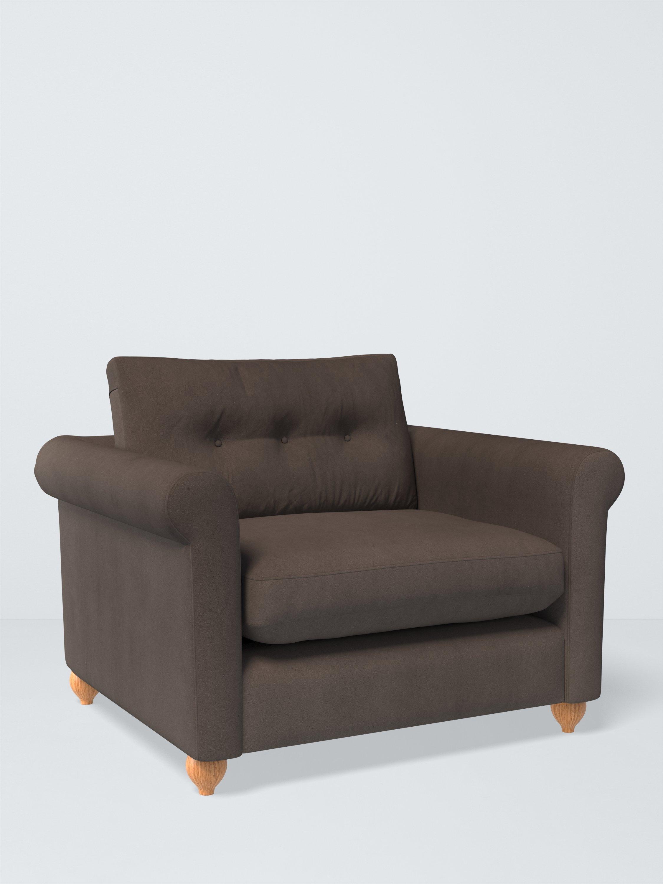 Kingham Range, John Lewis Easy Clean Plush Velvet Fabric, Charcoal, Price Band B