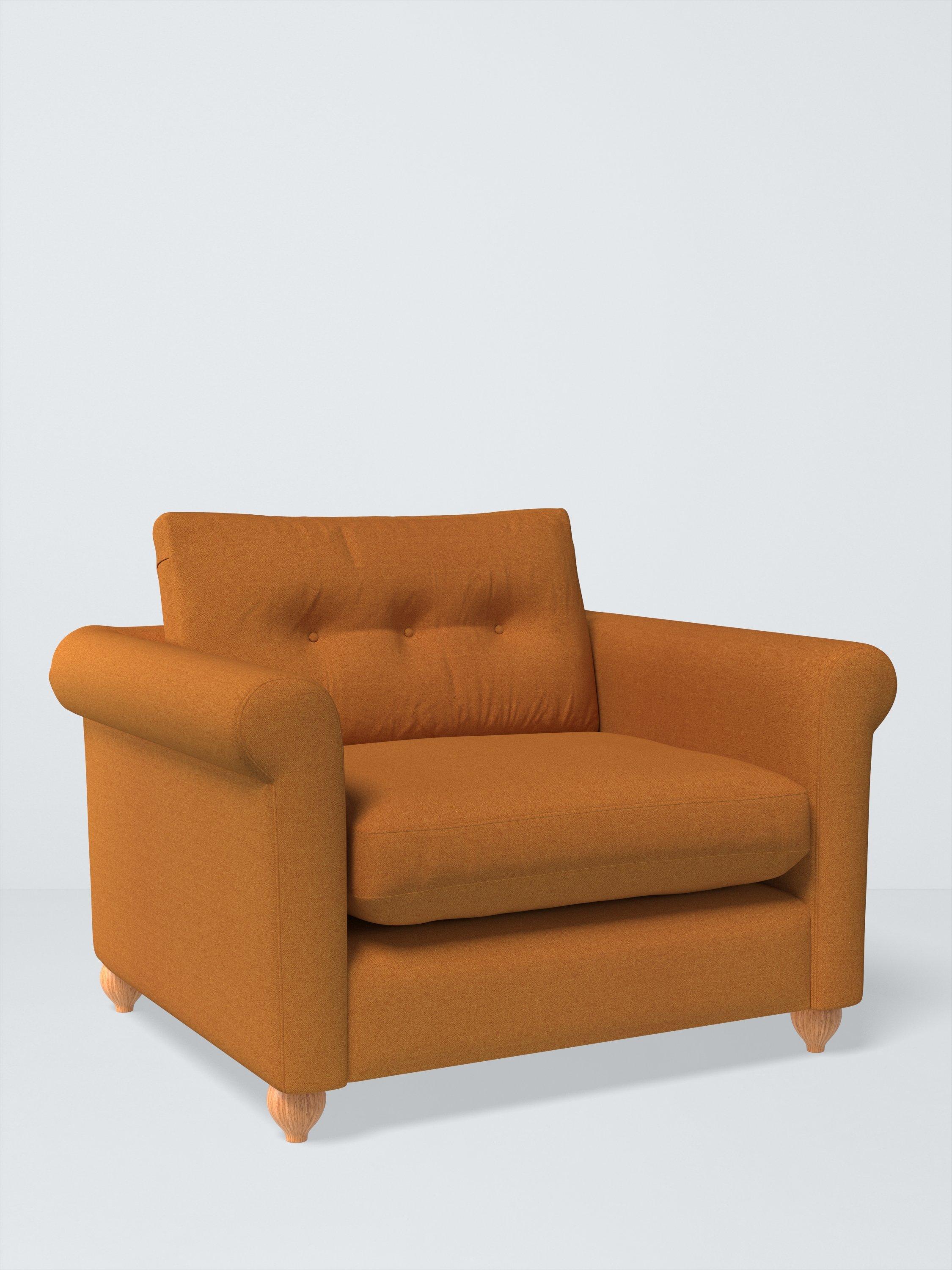 Kingham Range, John Lewis Brushed Tweed Fabric, Honey, Price Band A