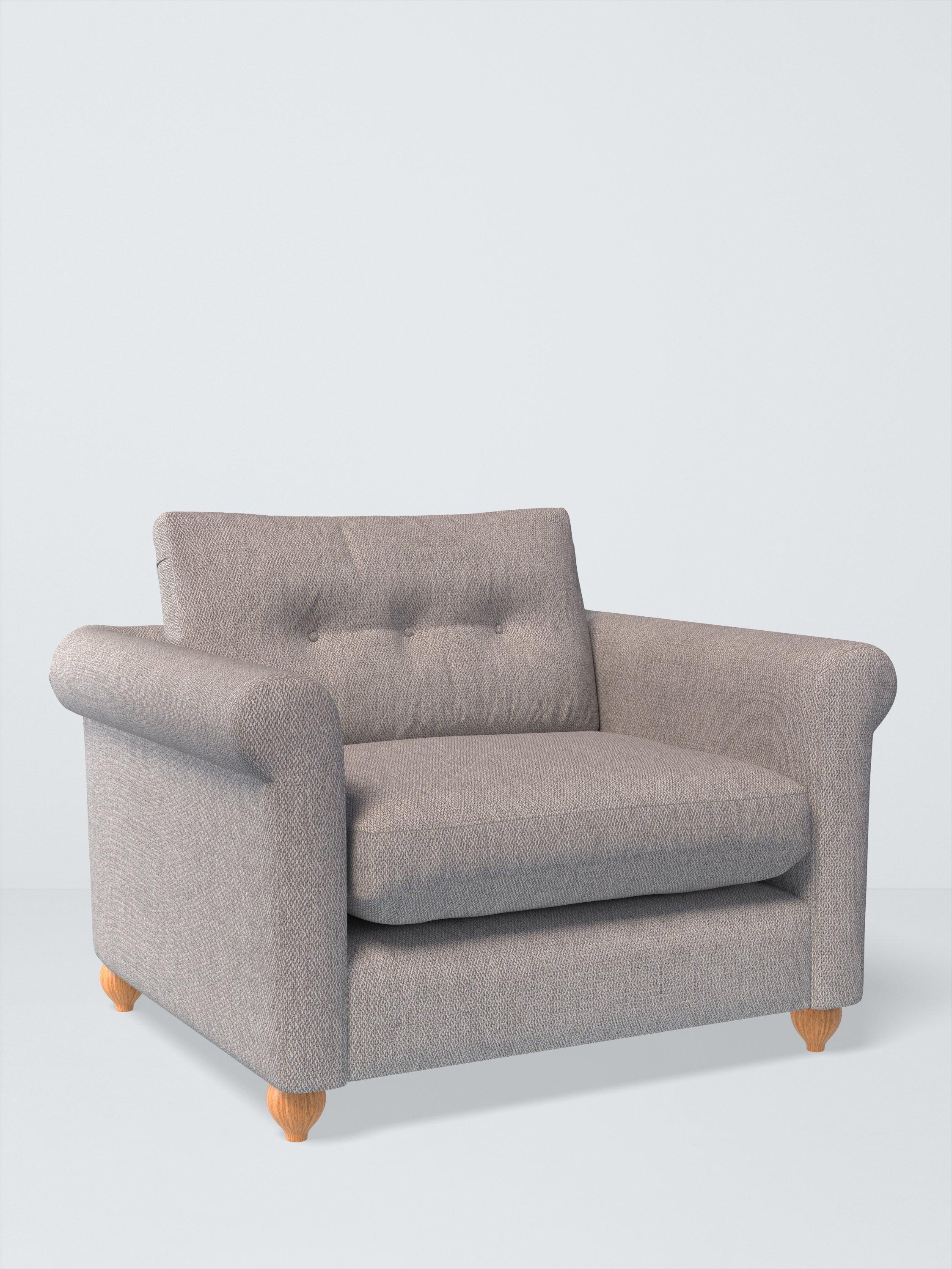 Kingham Range, John Lewis Twisted Boucle Fabric, Silver Grey, Price Band D