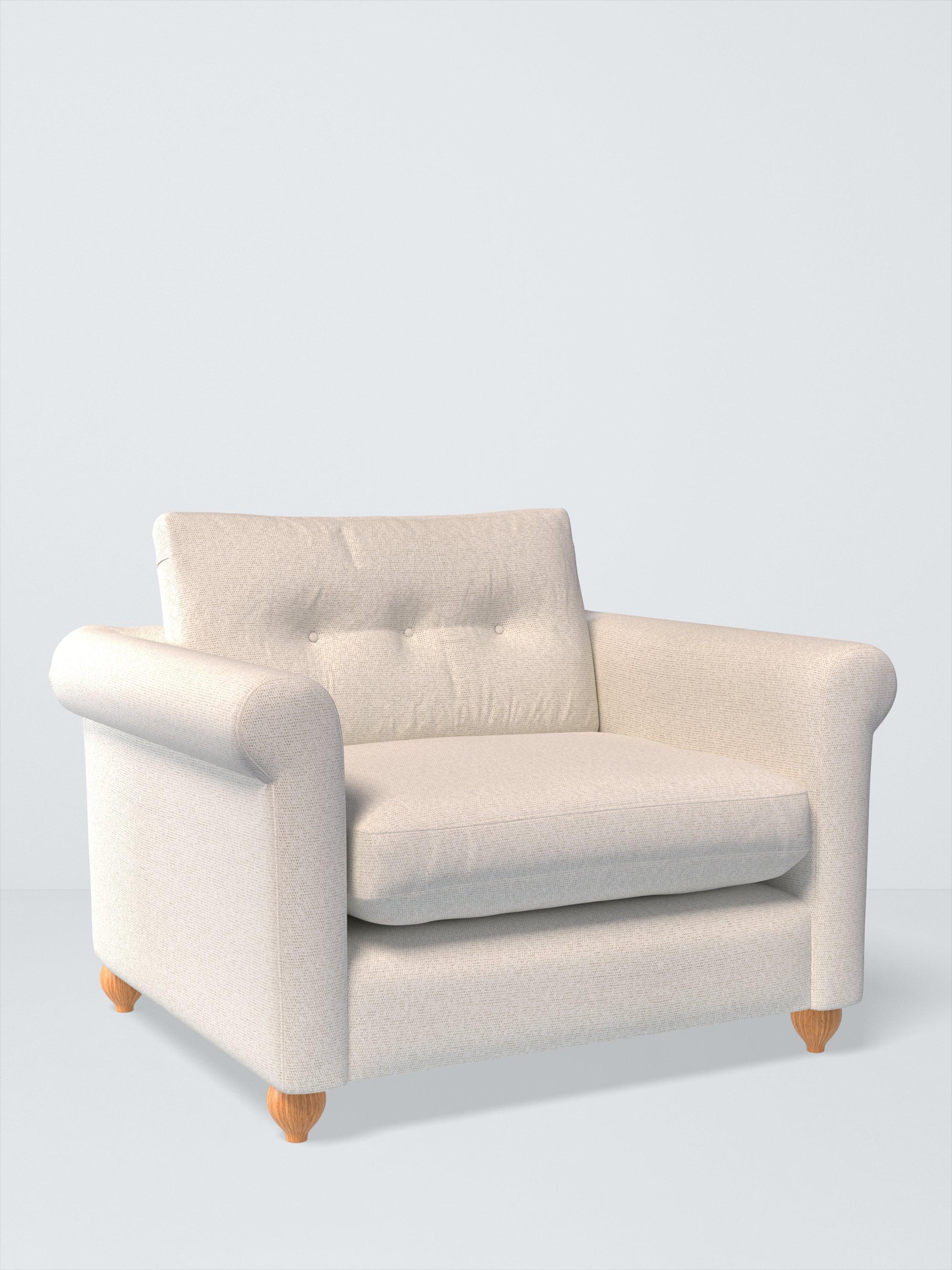 Kingham Range, John Lewis Boucle Plain Fabric, Marshmallow, Price Band B