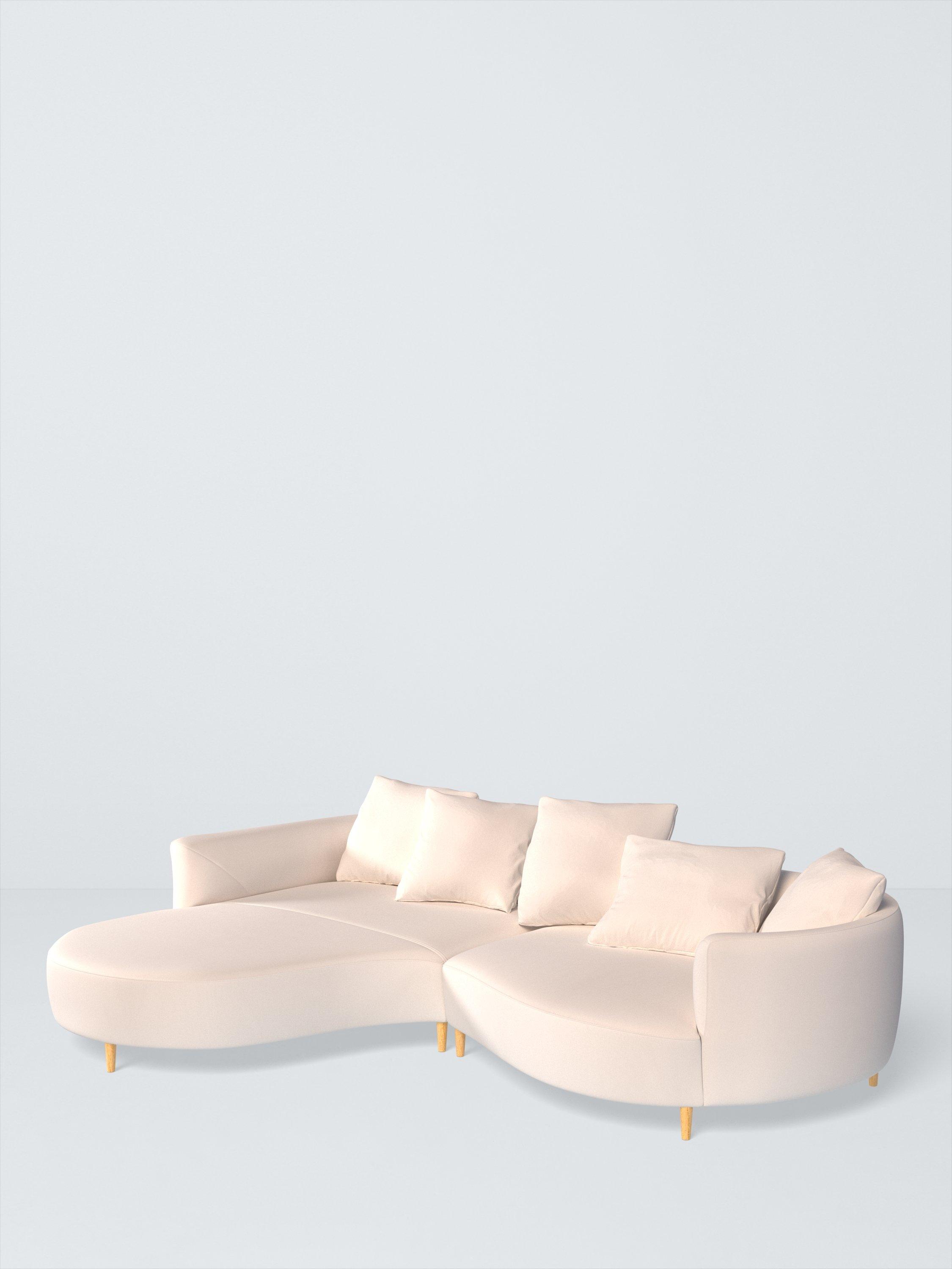 Lozenge Range, Aquaclean Titan Plain Fabric, Oyster White, Price Band D