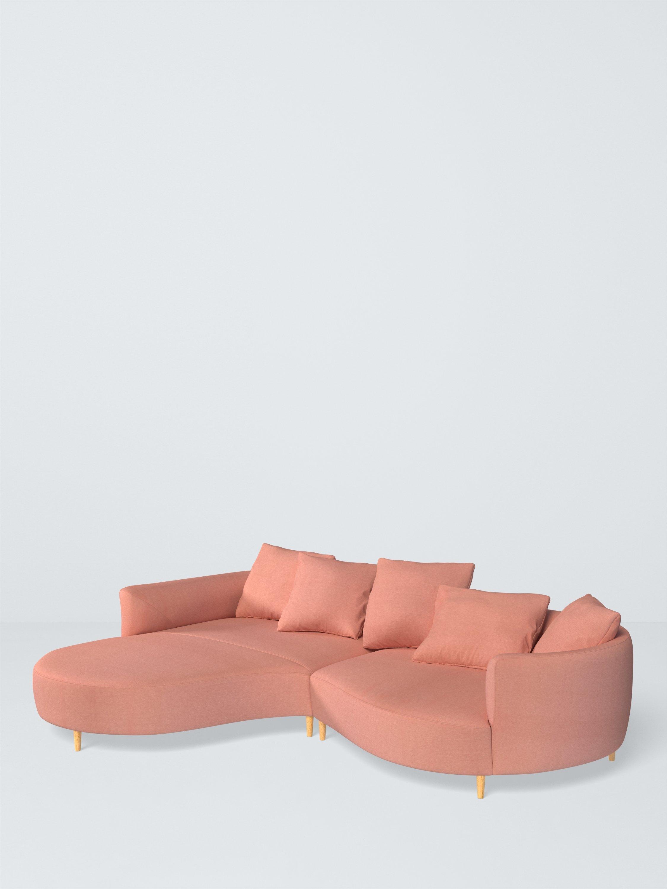 Lozenge Range, John Lewis Cotton Mix Fabric, Rosa Pink, Price Band C