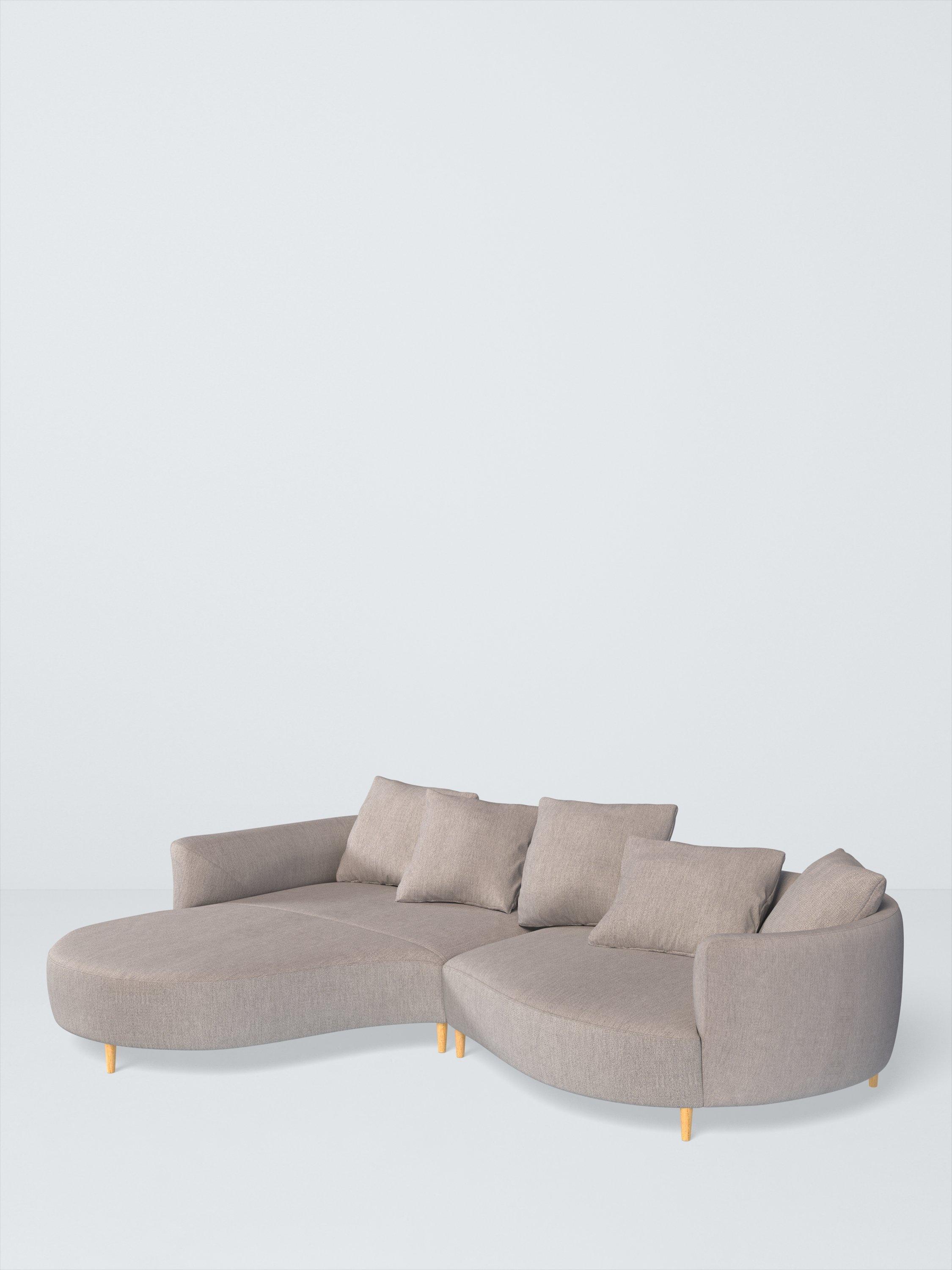 Lozenge Range, John Lewis Twisted Boucle Fabric, Silver Grey, Price Band D