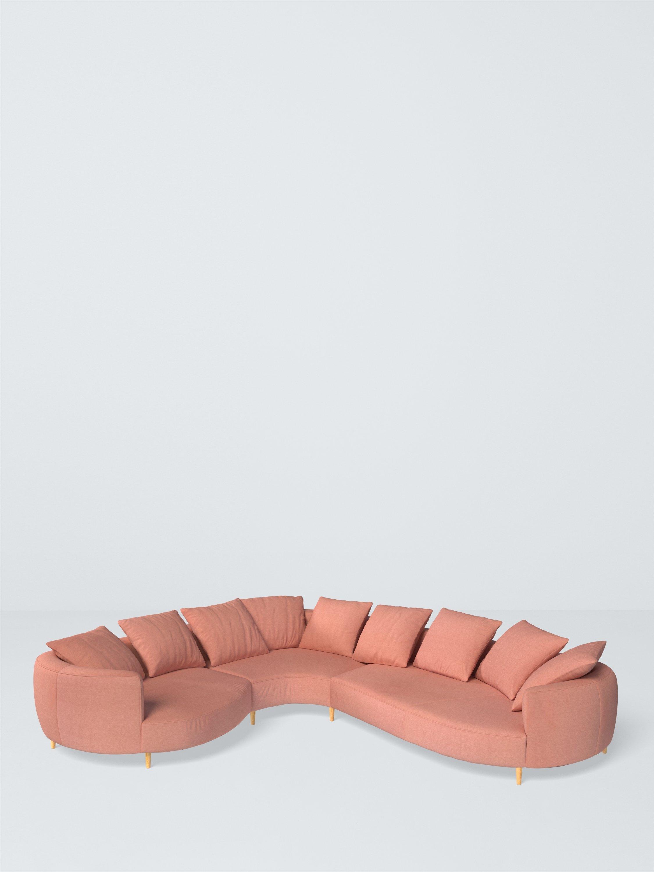 Lozenge Range, John Lewis Cotton Mix Fabric, Rosa Pink, Price Band C