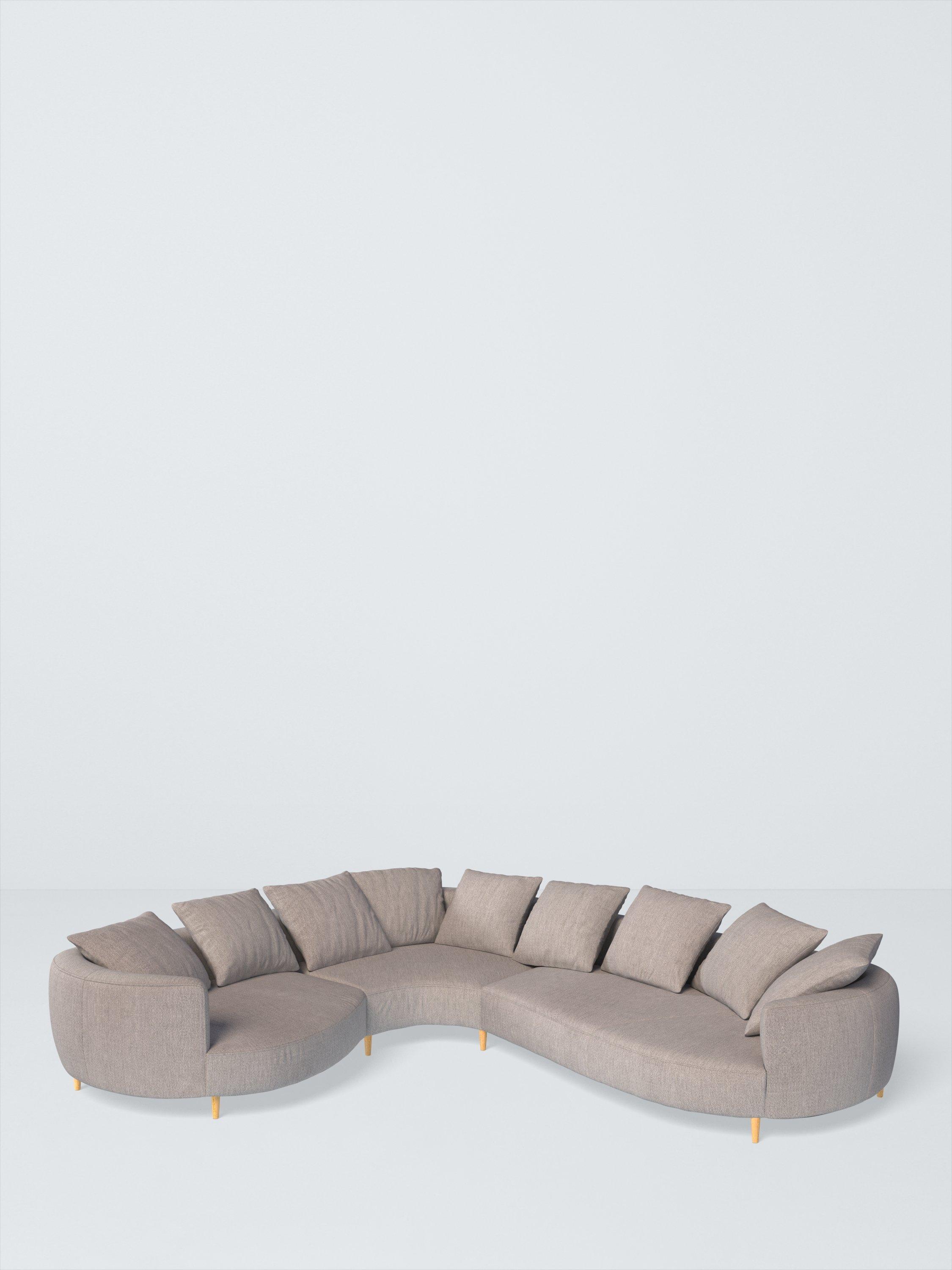 Lozenge Range, John Lewis Twisted Boucle Fabric, Silver Grey, Price Band D