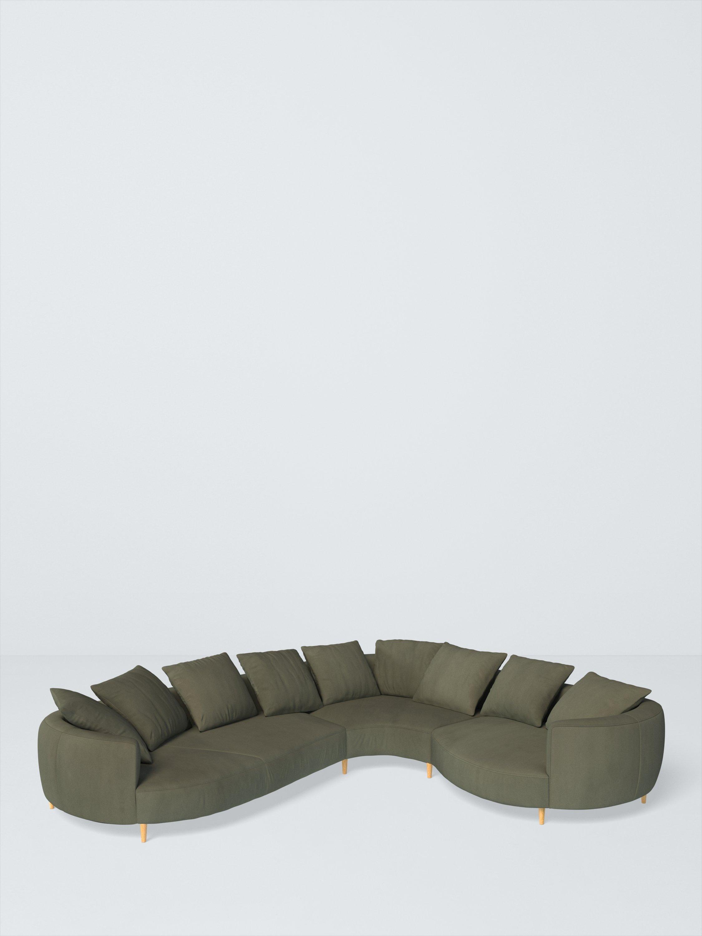 Lozenge Range, John Lewis Easy Clean Eco Velvet Fabric, Myrtle, Price Band D