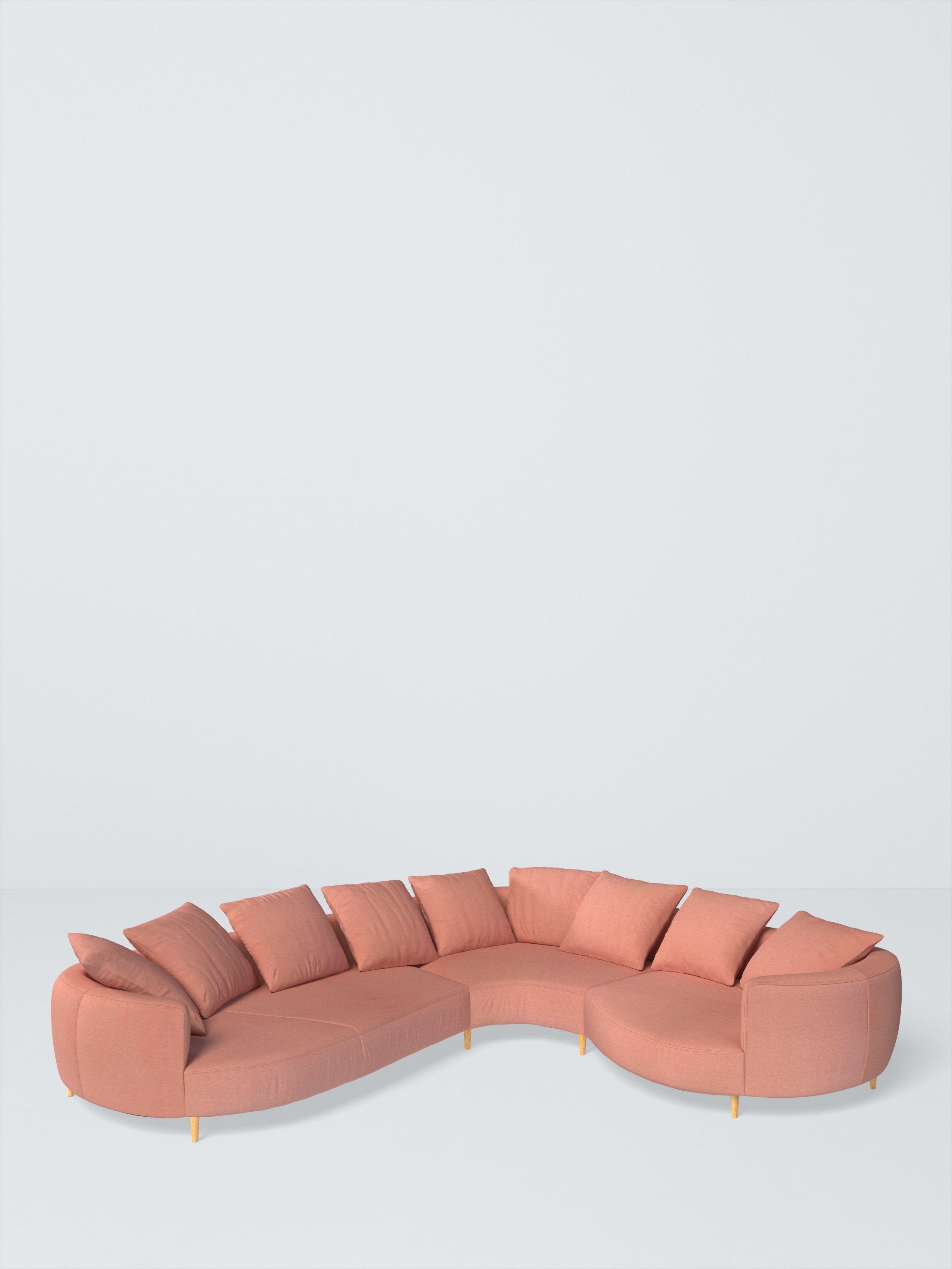 Lozenge Range, John Lewis Cotton Mix Fabric, Rosa Pink, Price Band C