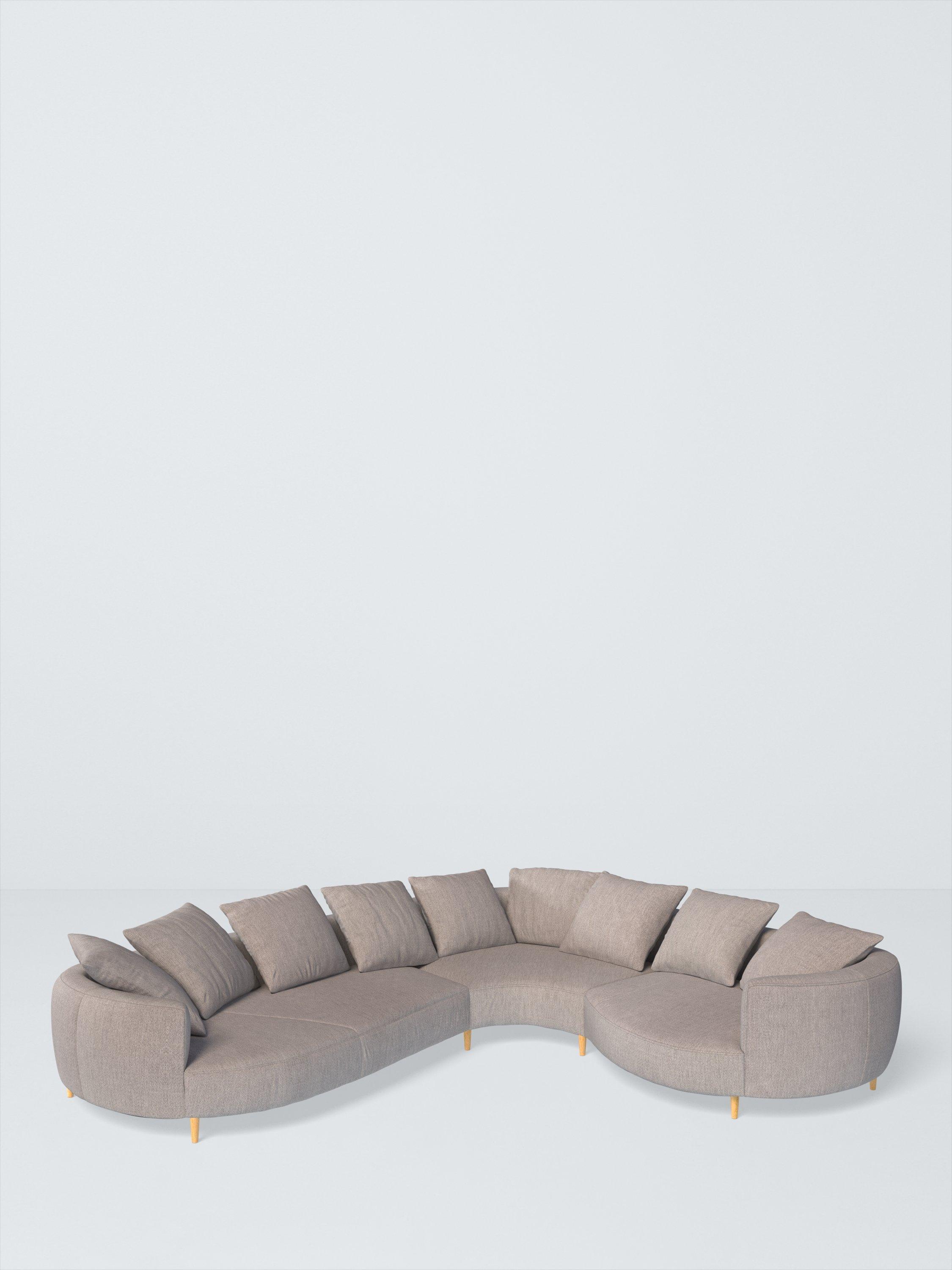 Lozenge Range, John Lewis Twisted Boucle Fabric, Silver Grey, Price Band D