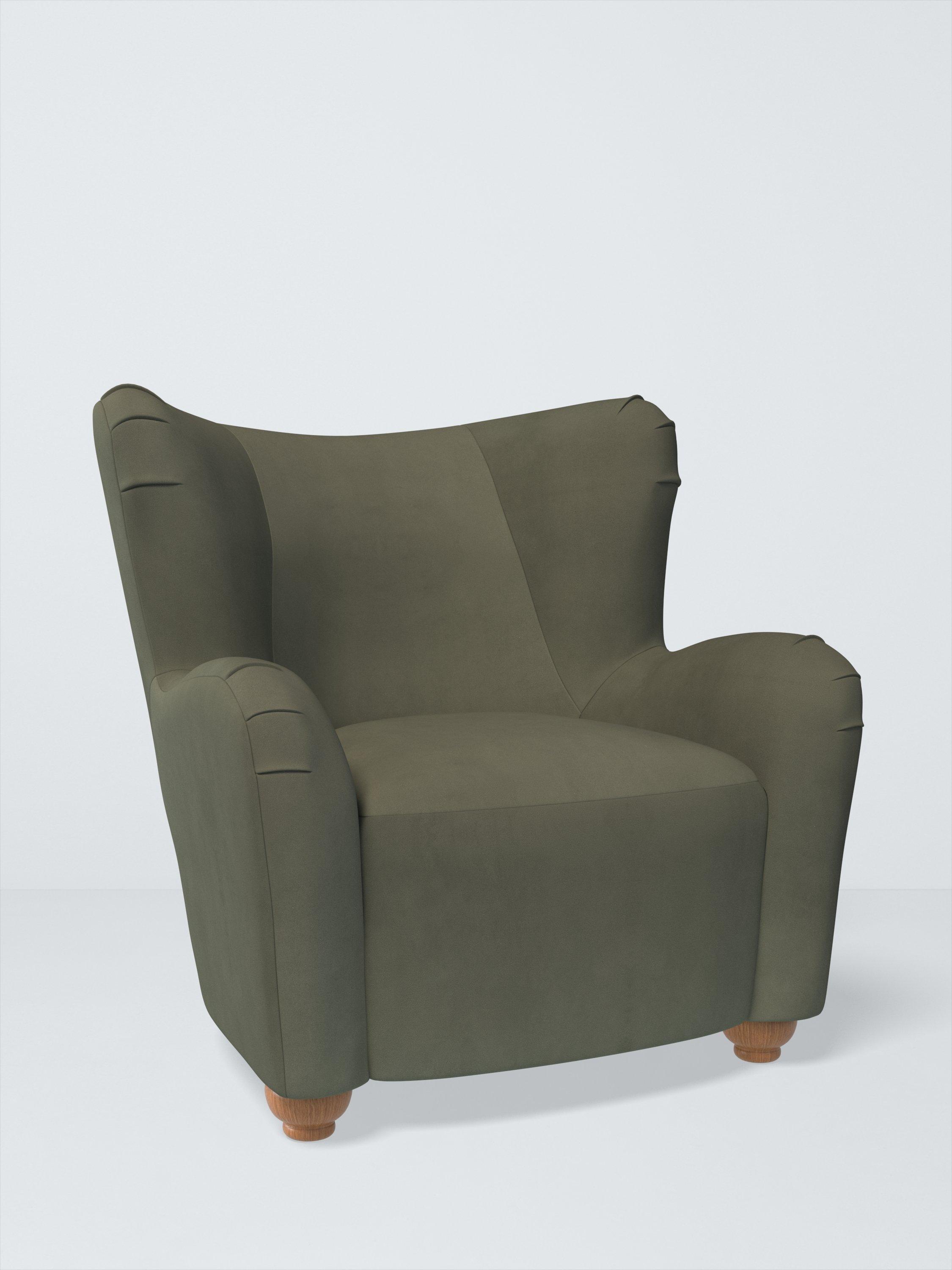 Nook Range, John Lewis Easy Clean Eco Velvet Fabric, Myrtle, Price Band D