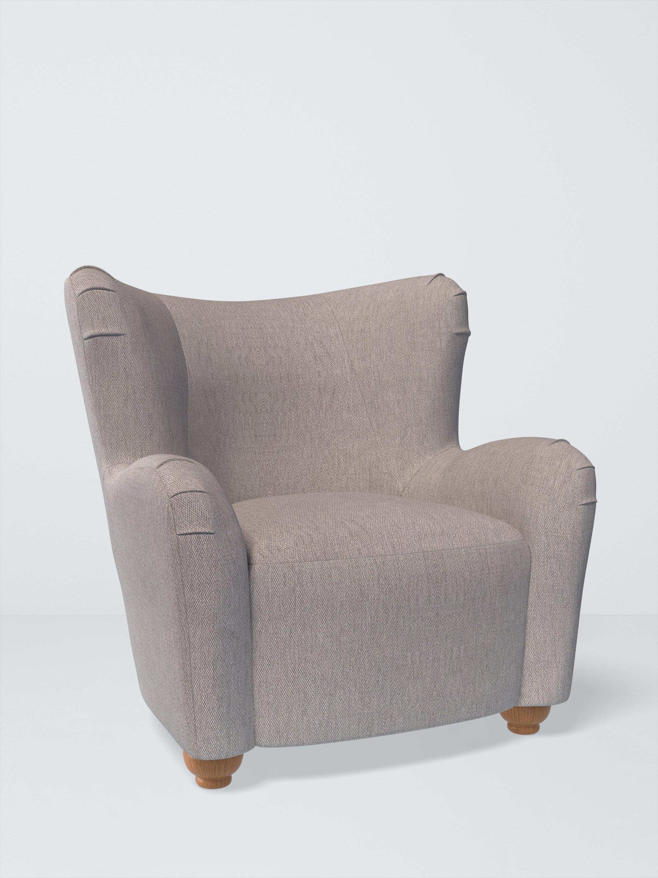 Nook Range, John Lewis Twisted Boucle Fabric, Silver Grey, Price Band D