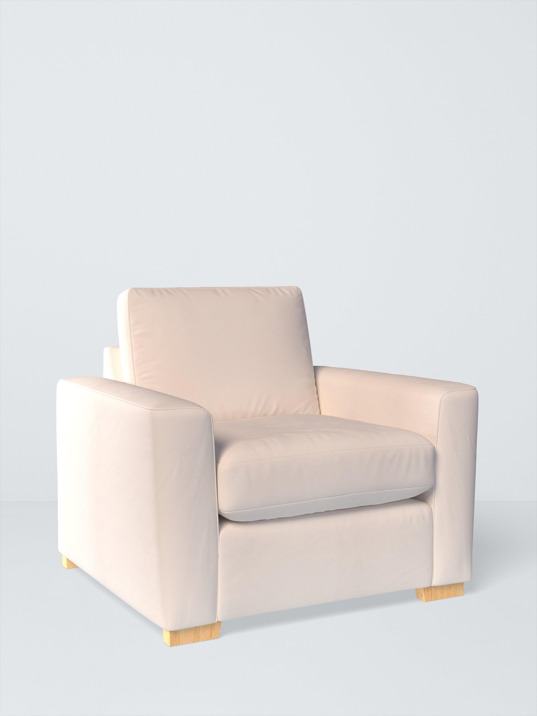 Oliver II Range, Aquaclean Titan Plain Fabric, Oyster White, Price Band D