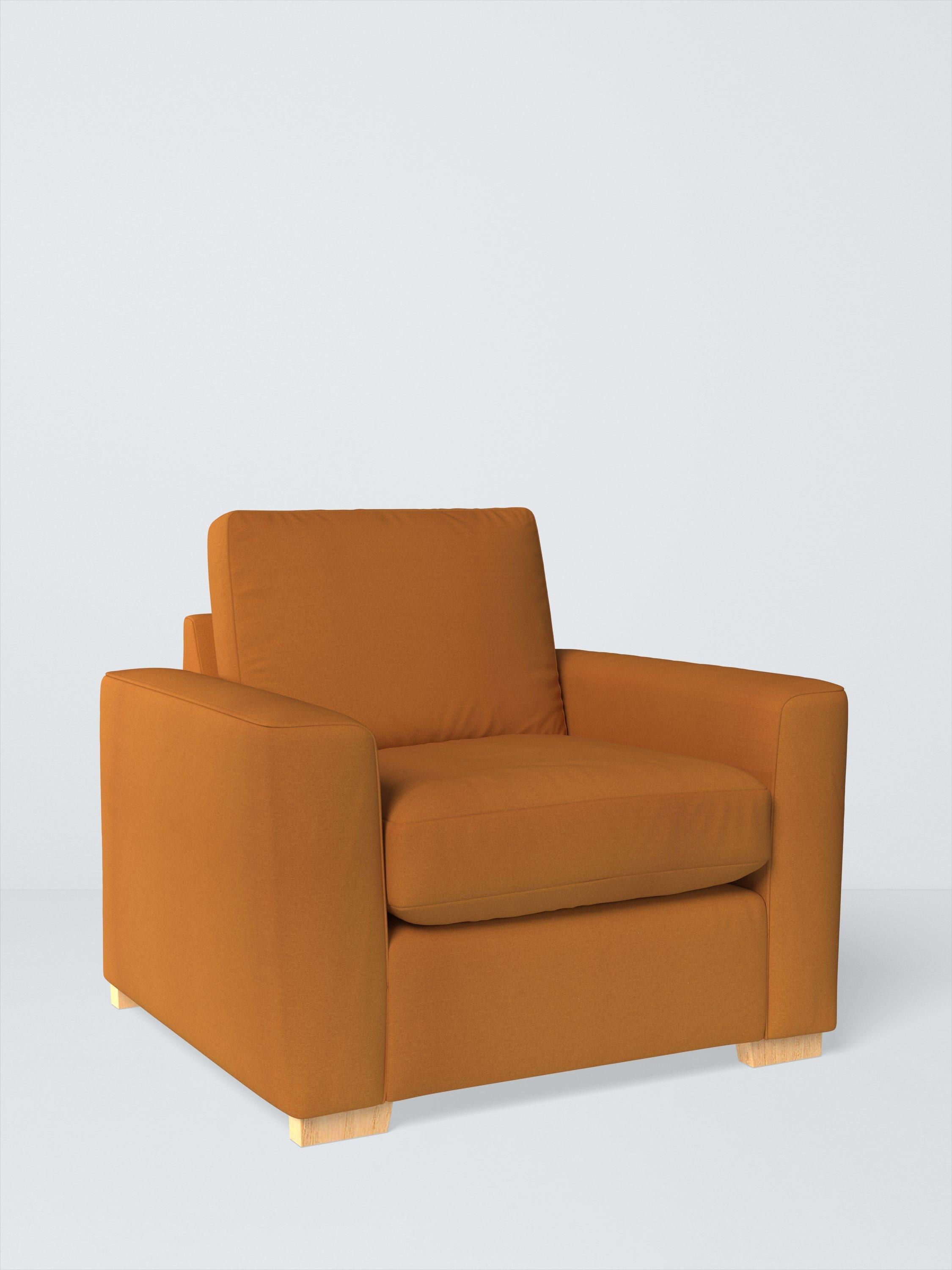 Oliver II Range, John Lewis Brushed Tweed Fabric, Honey, Price Band A