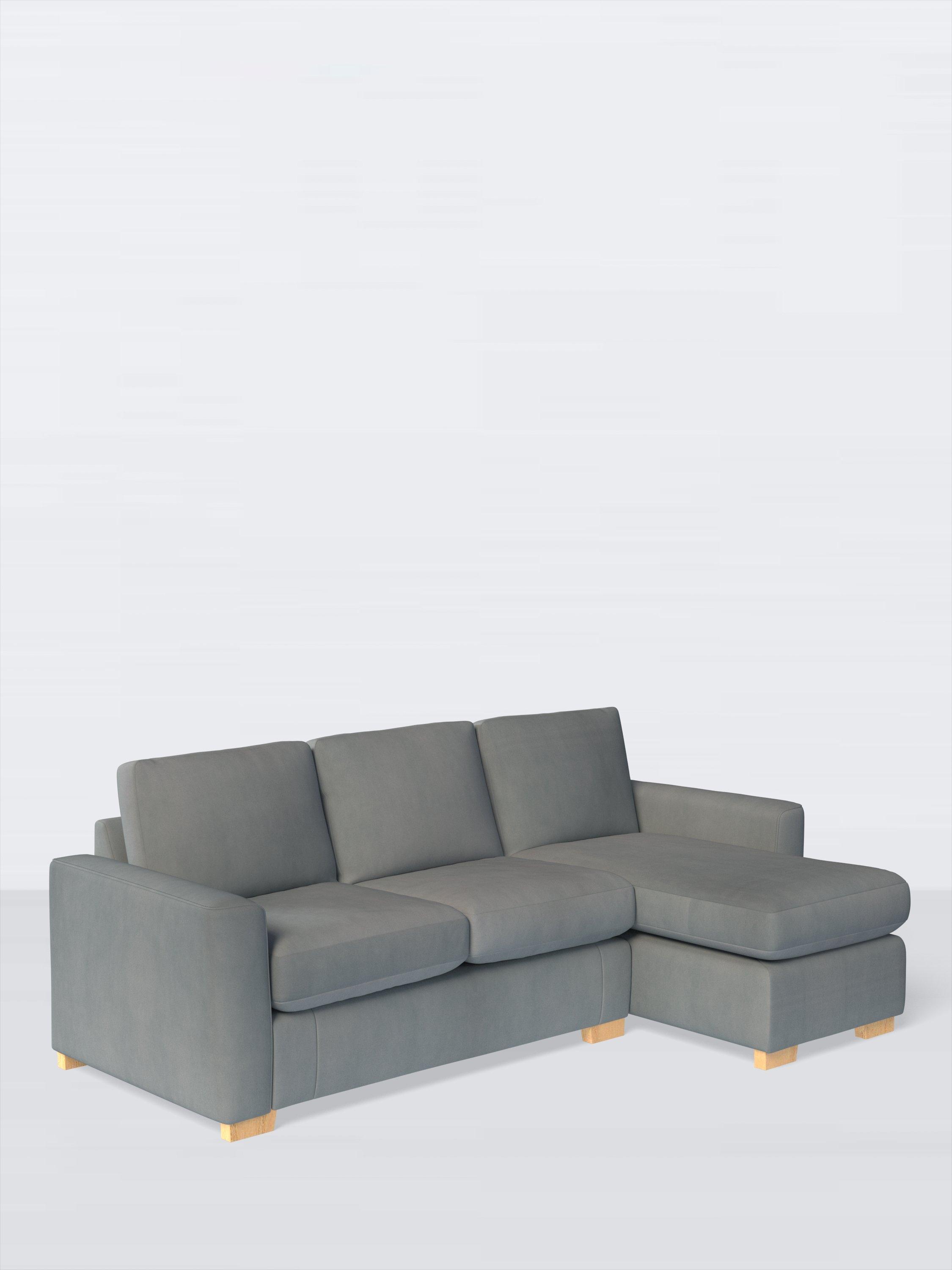 Oliver II Range, John Lewis Easy Clean Eco Velvet Fabric, Slate Blue, Price Band D