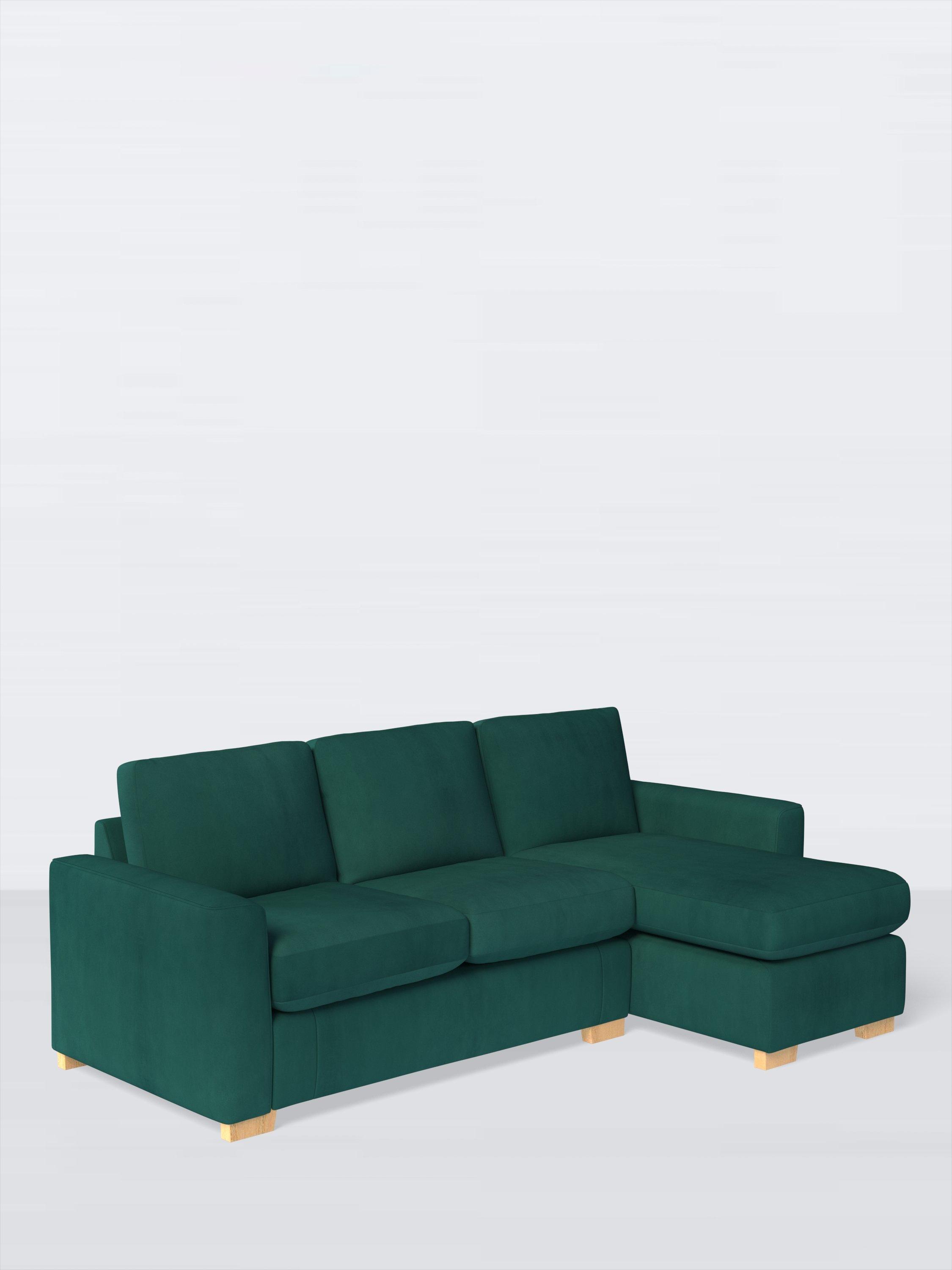 Oliver II Range, John Lewis Easy Clean Plush Velvet Fabric, Teal, Price Band B