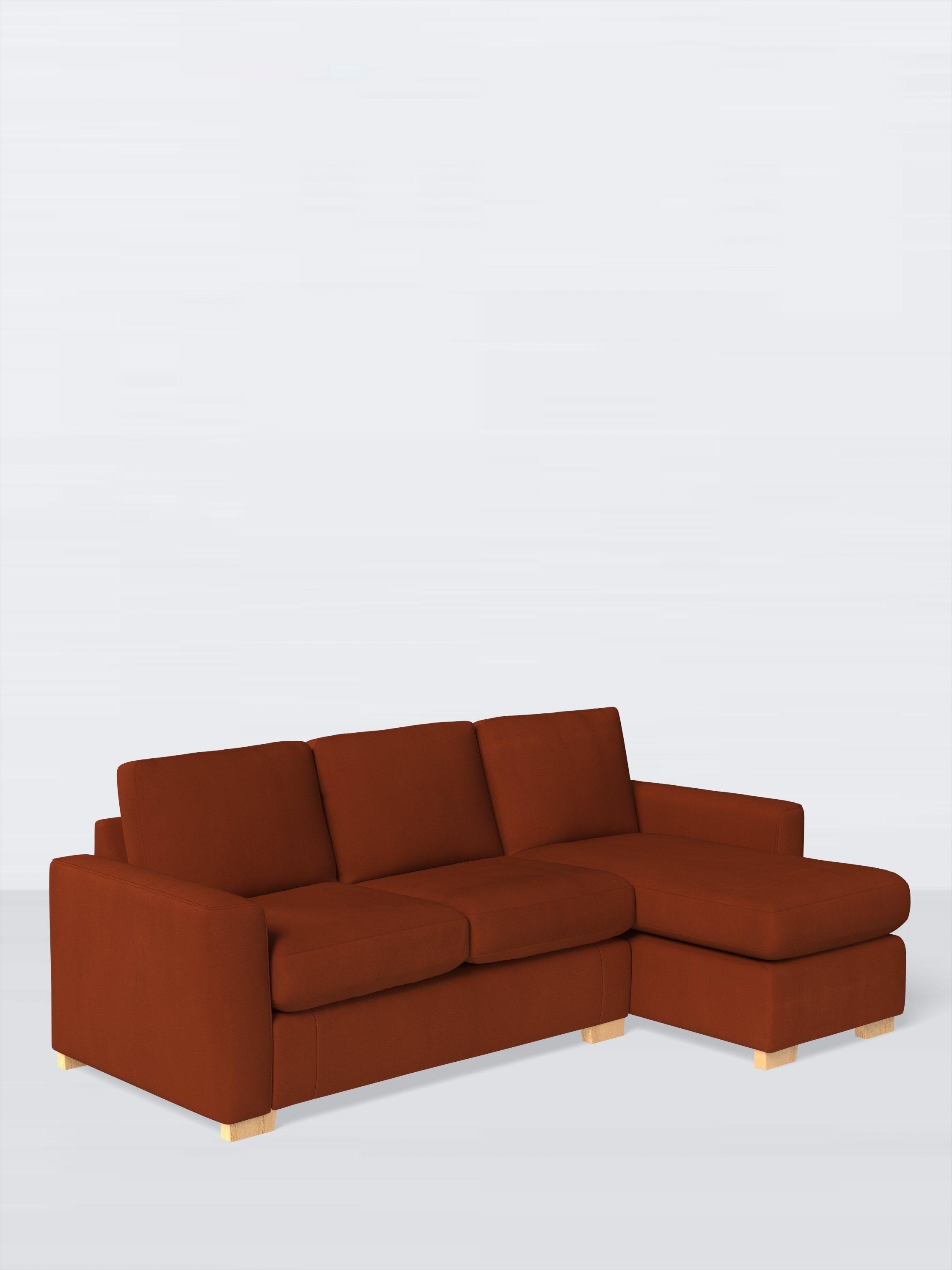 Oliver II Range, John Lewis Easy Clean Plush Velvet Fabric, Auburn, Price Band B