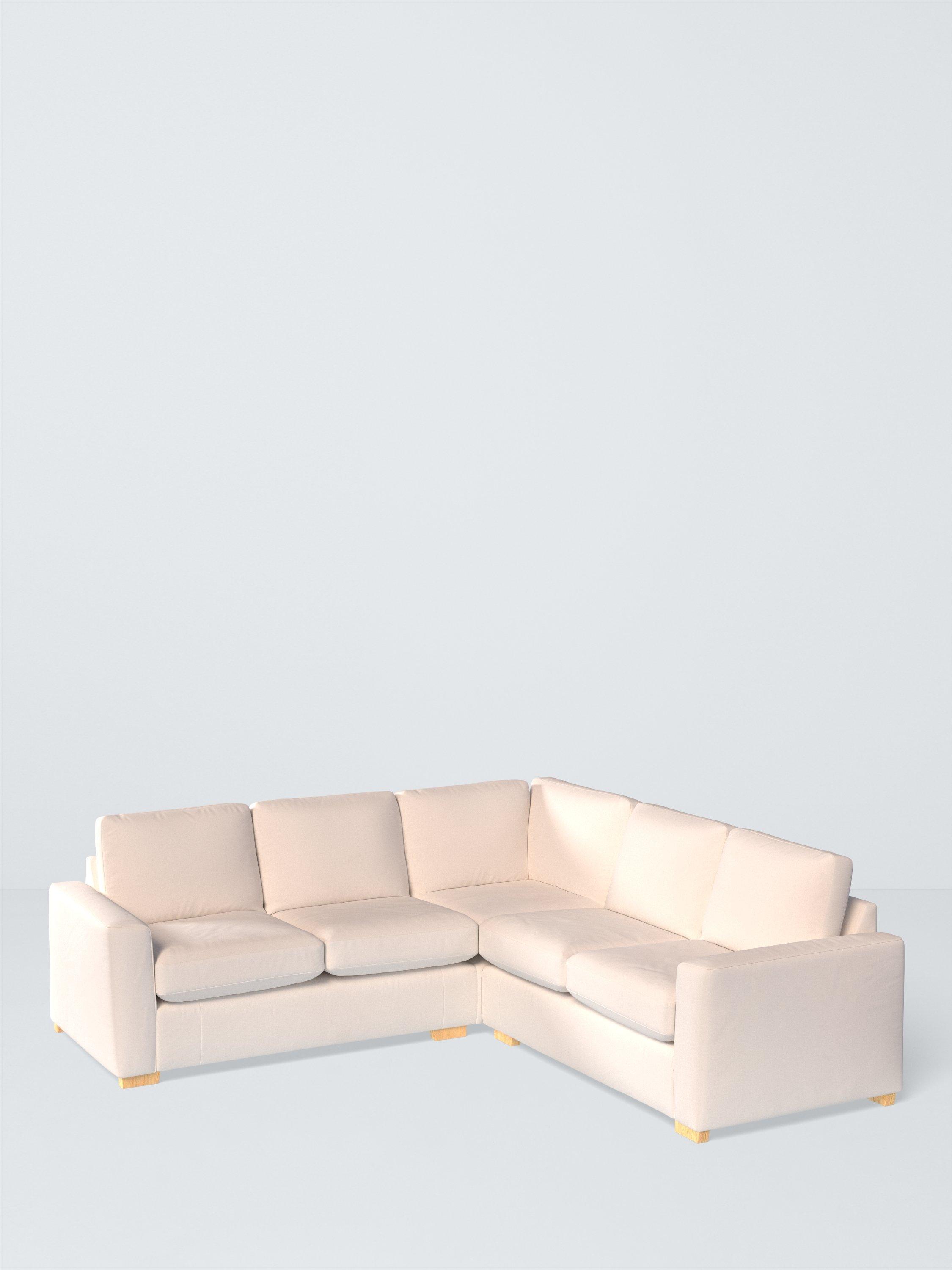 Oliver II Range, Aquaclean Titan Plain Fabric, Oyster White, Price Band D