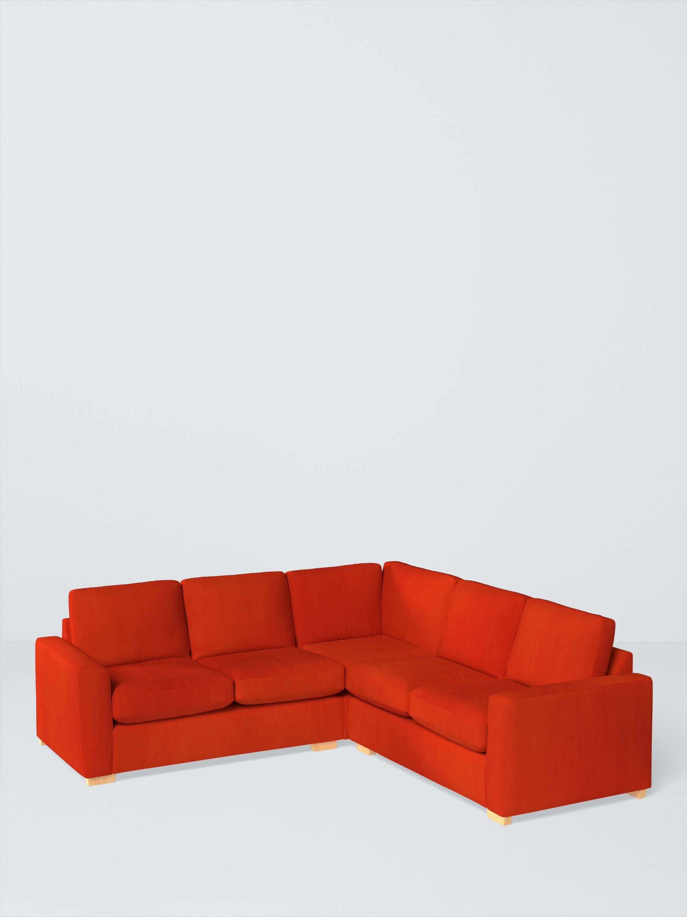 Oliver II Range, John Lewis Easy Clean Plush Velvet Fabric, Paprika, Price Band B