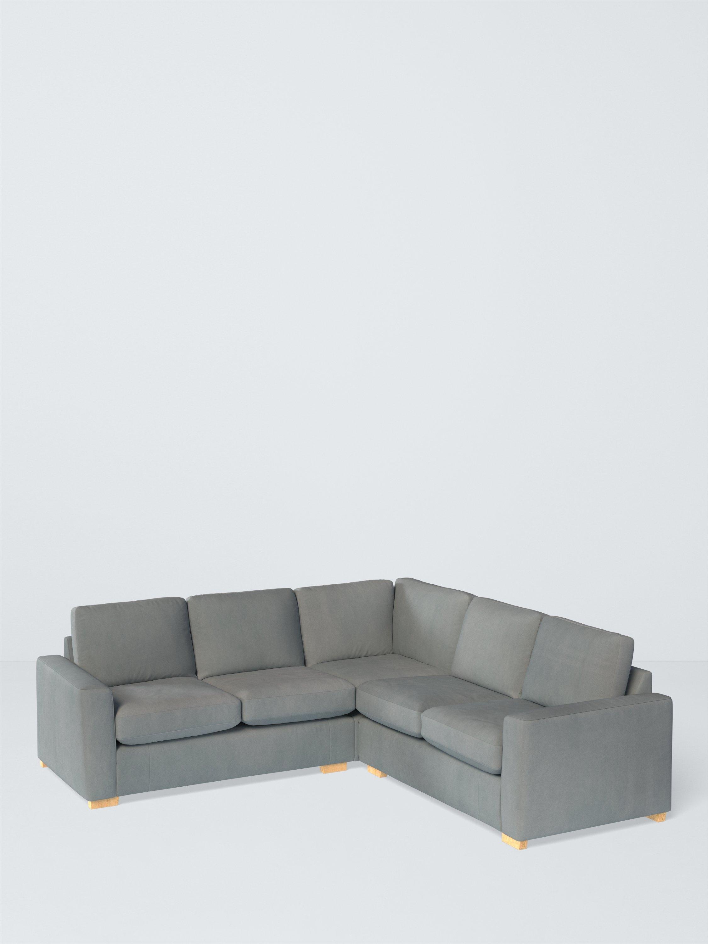 Oliver II Range, John Lewis Easy Clean Eco Velvet Fabric, Slate Blue, Price Band D