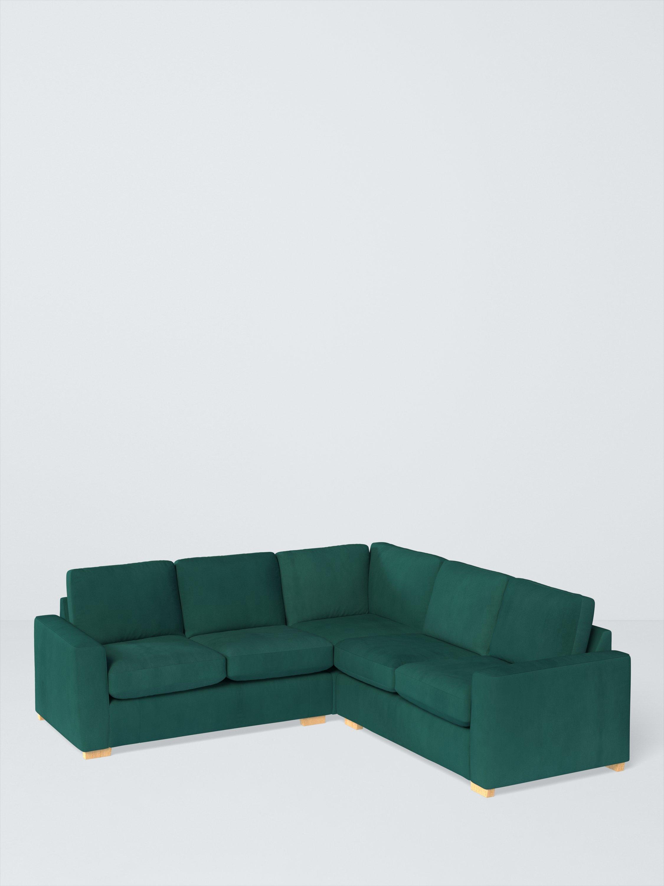 Oliver II Range, John Lewis Easy Clean Plush Velvet Fabric, Teal, Price Band B