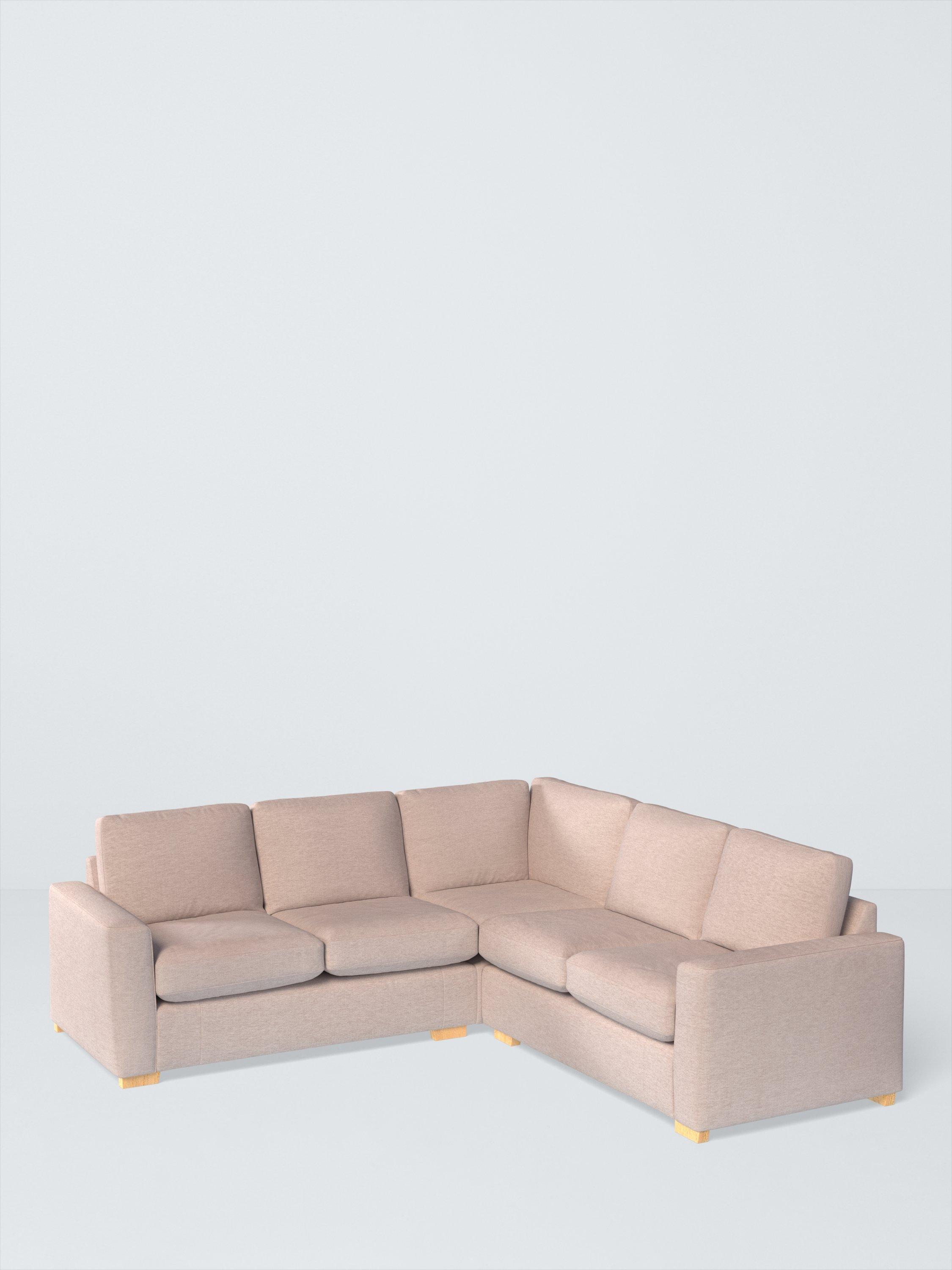 Oliver II Range, John Lewis Plush Chenille Fabric, Light Grey, Price Band C