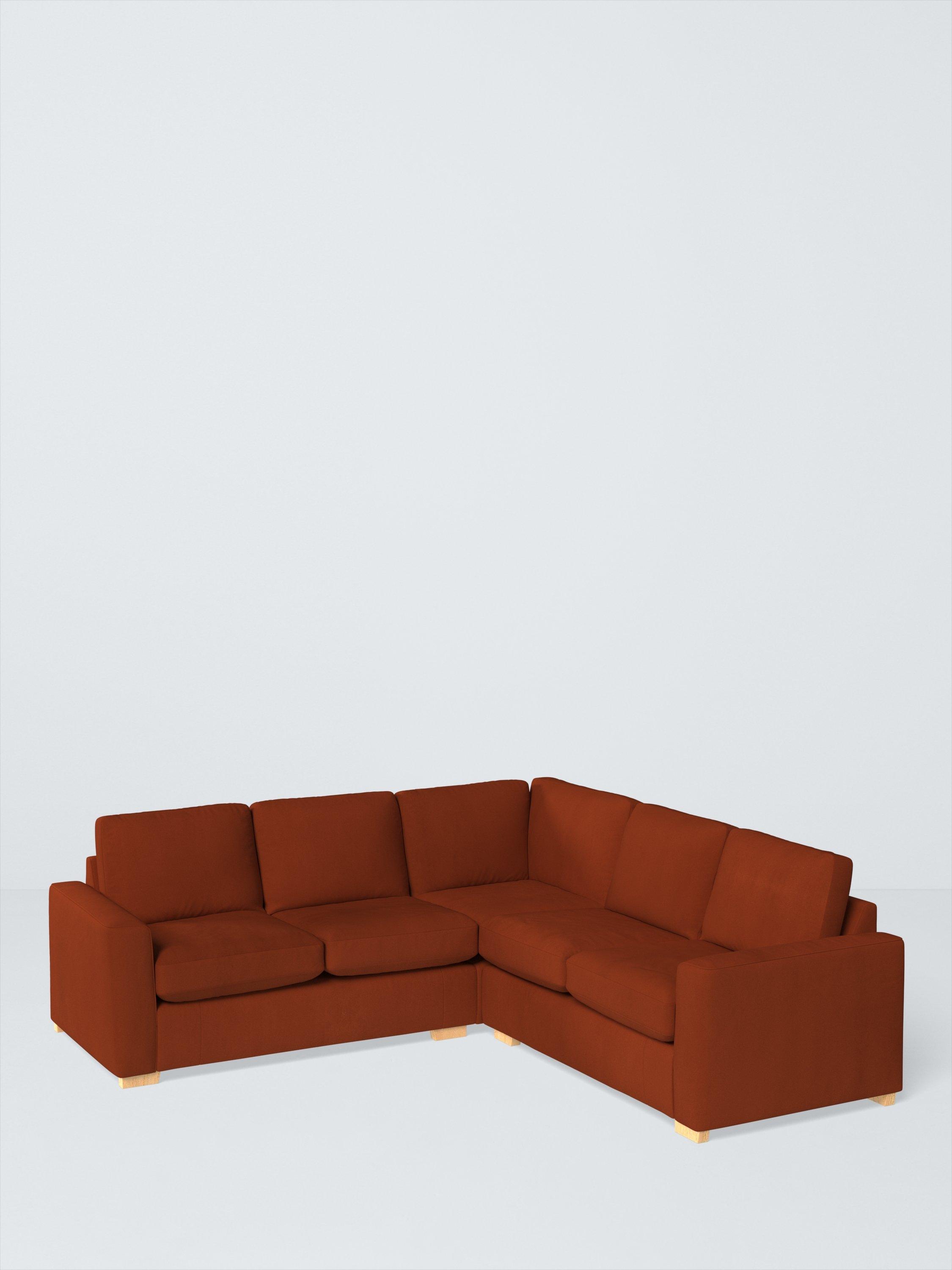 Oliver II Range, John Lewis Easy Clean Plush Velvet Fabric, Auburn, Price Band B