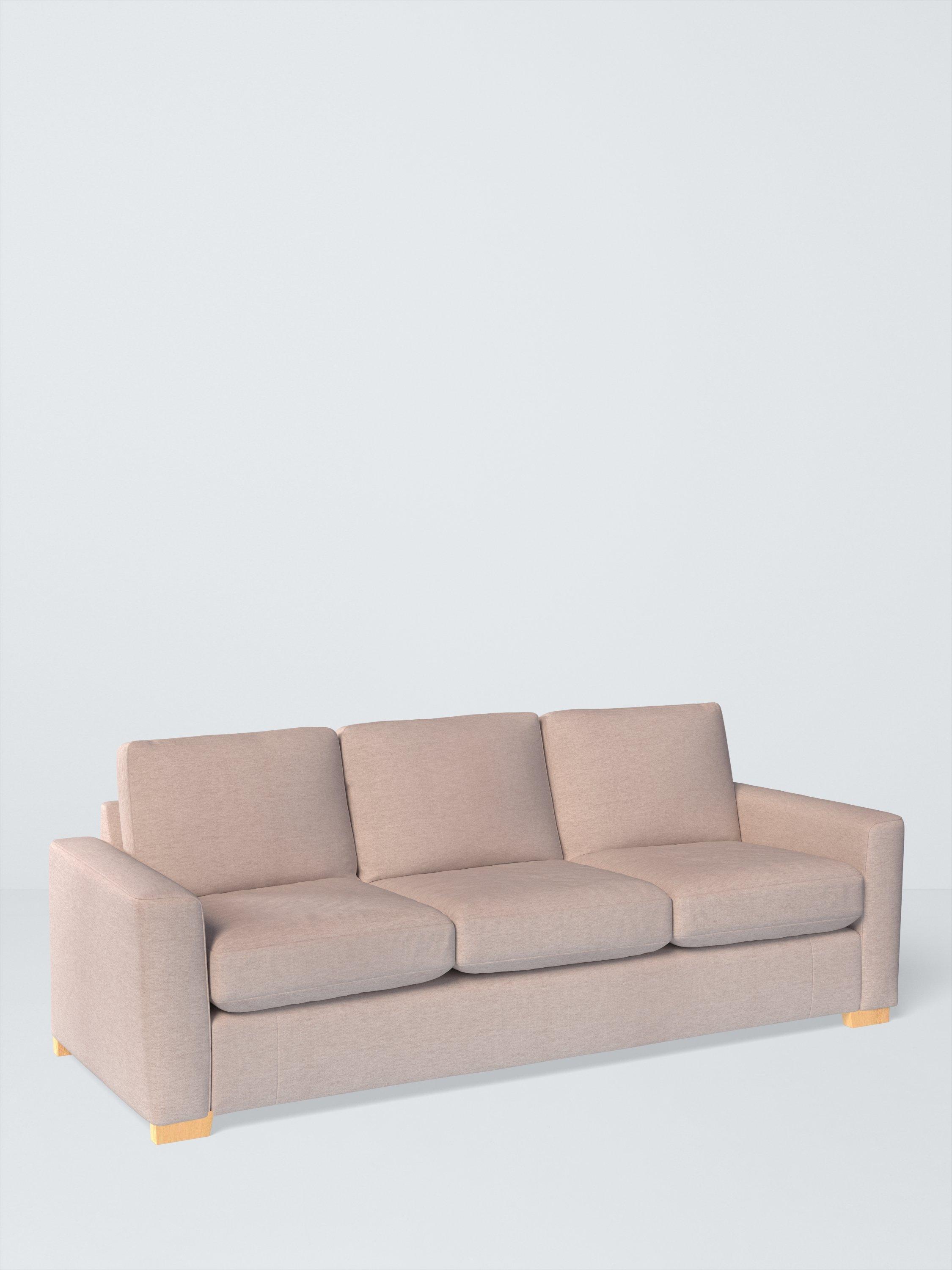 Oliver II Range, John Lewis Plush Chenille Fabric, Light Grey, Price Band C