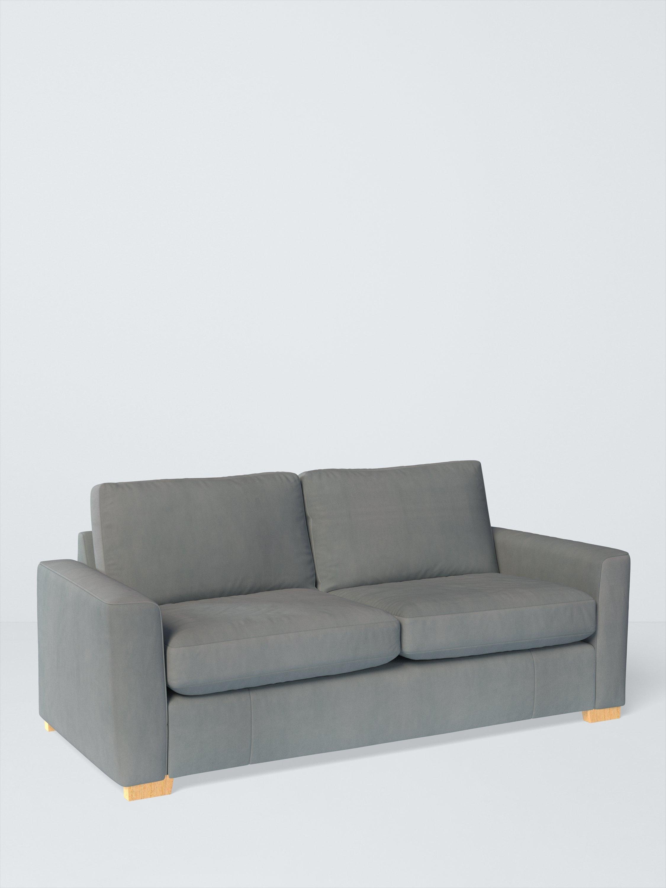 Oliver II Range, John Lewis Easy Clean Eco Velvet Fabric, Slate Blue, Price Band D