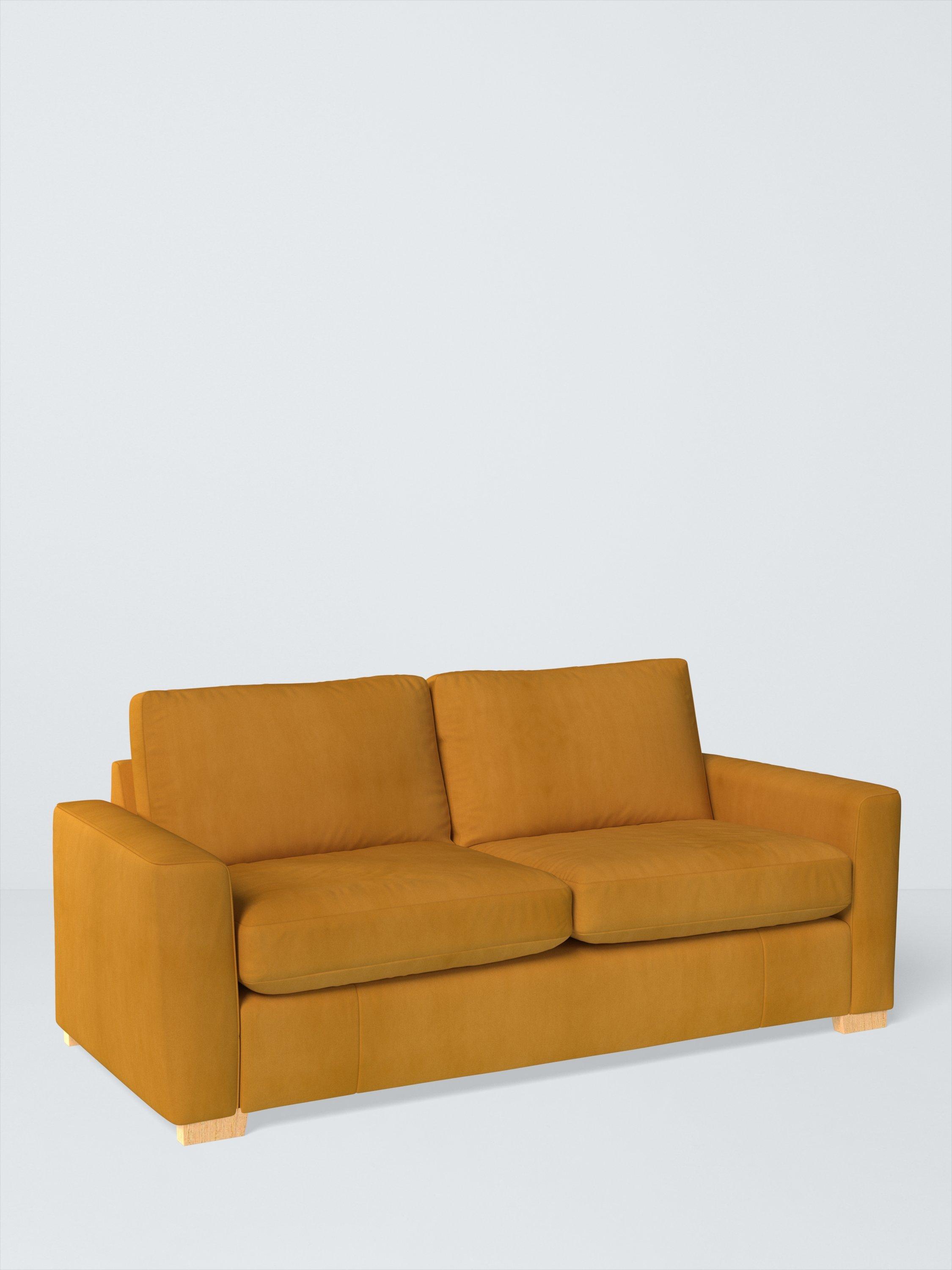 Oliver II Range, John Lewis Easy Clean Plush Velvet Fabric, Honey, Price Band B