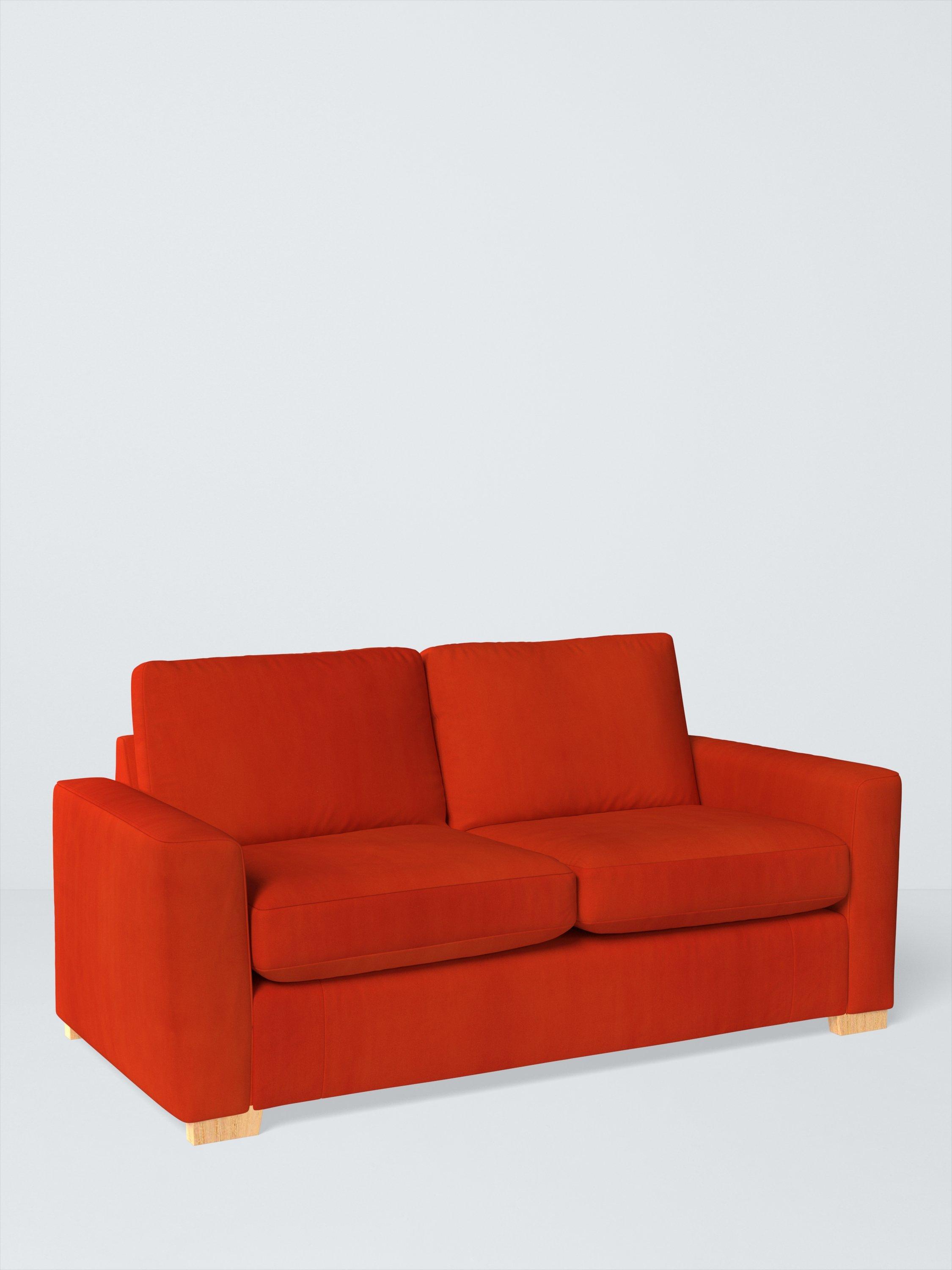 Oliver II Range, John Lewis Easy Clean Plush Velvet Fabric, Paprika, Price Band B