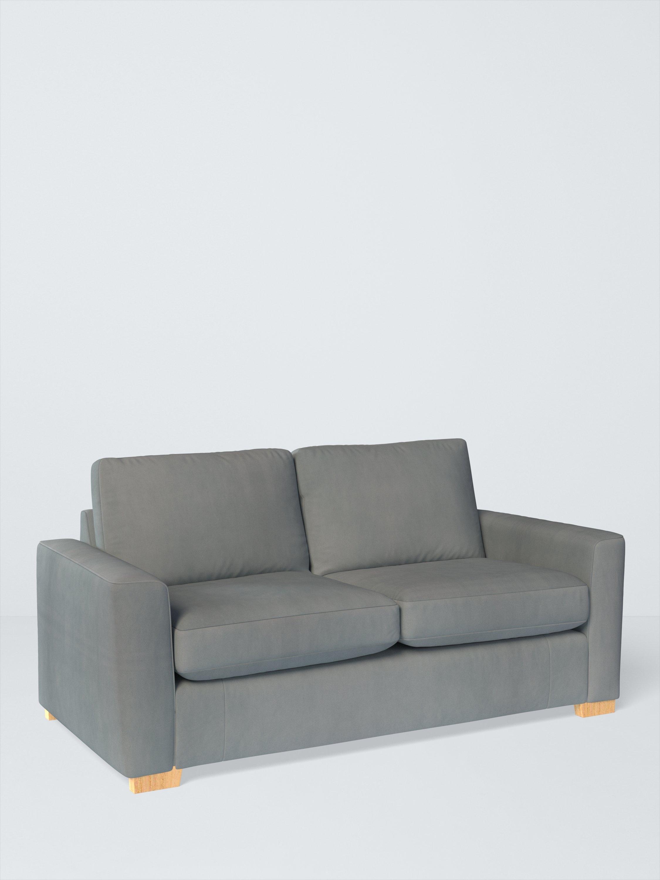 Oliver II Range, John Lewis Easy Clean Eco Velvet Fabric, Slate Blue, Price Band D