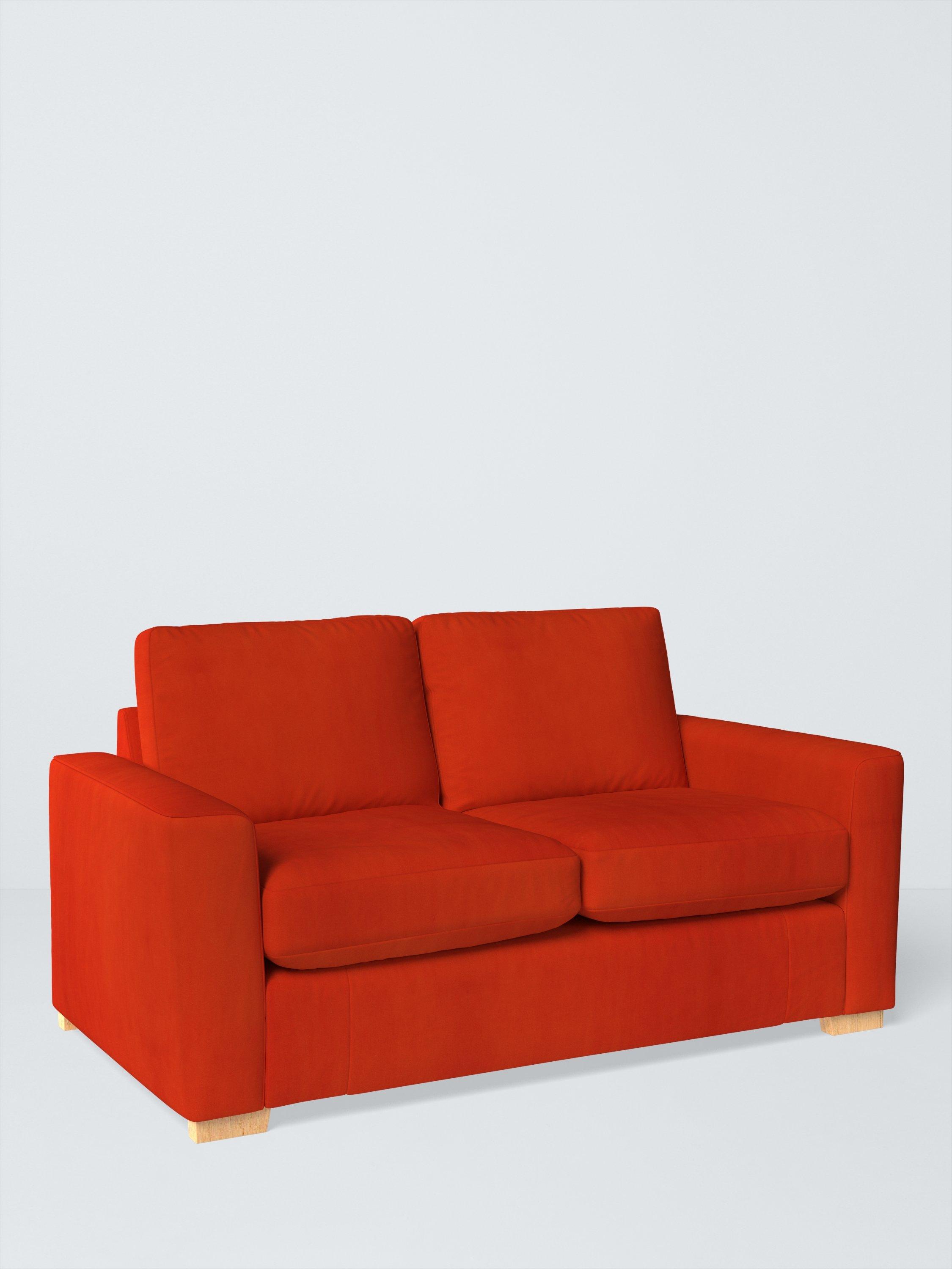 Oliver II Range, John Lewis Easy Clean Plush Velvet Fabric, Paprika, Price Band B