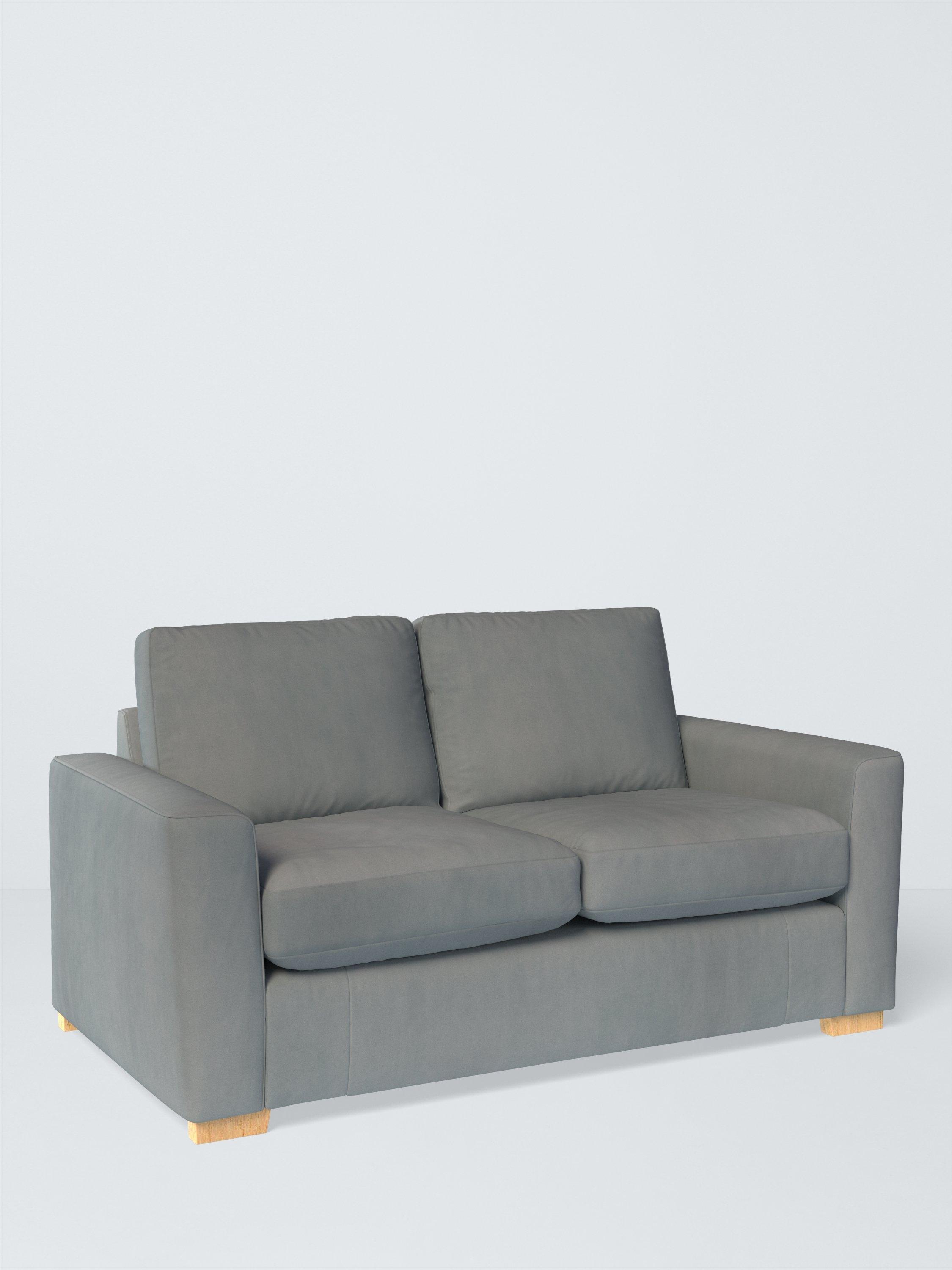 Oliver II Range, John Lewis Easy Clean Eco Velvet Fabric, Slate Blue, Price Band D