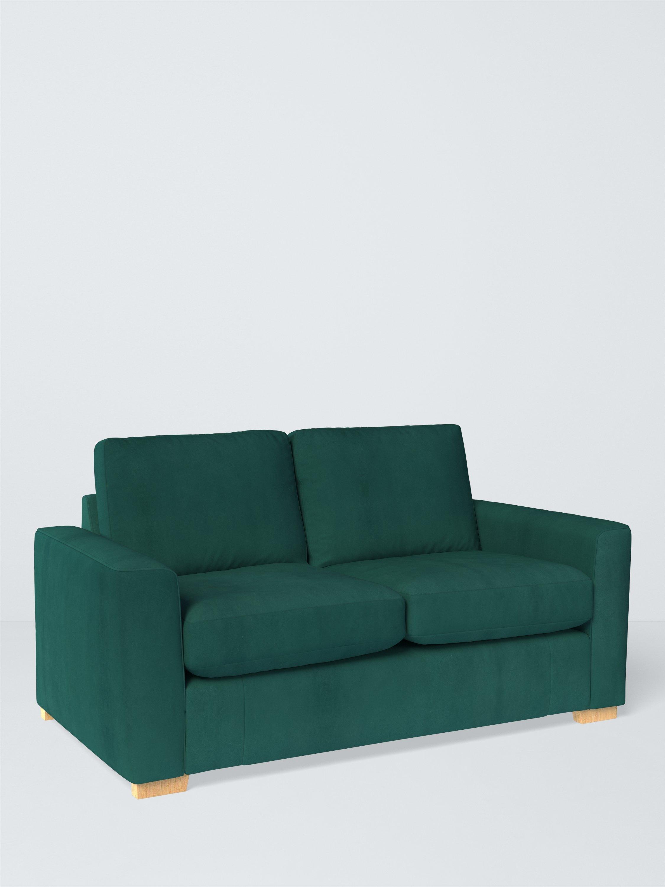 Oliver II Range, John Lewis Easy Clean Plush Velvet Fabric, Teal, Price Band B