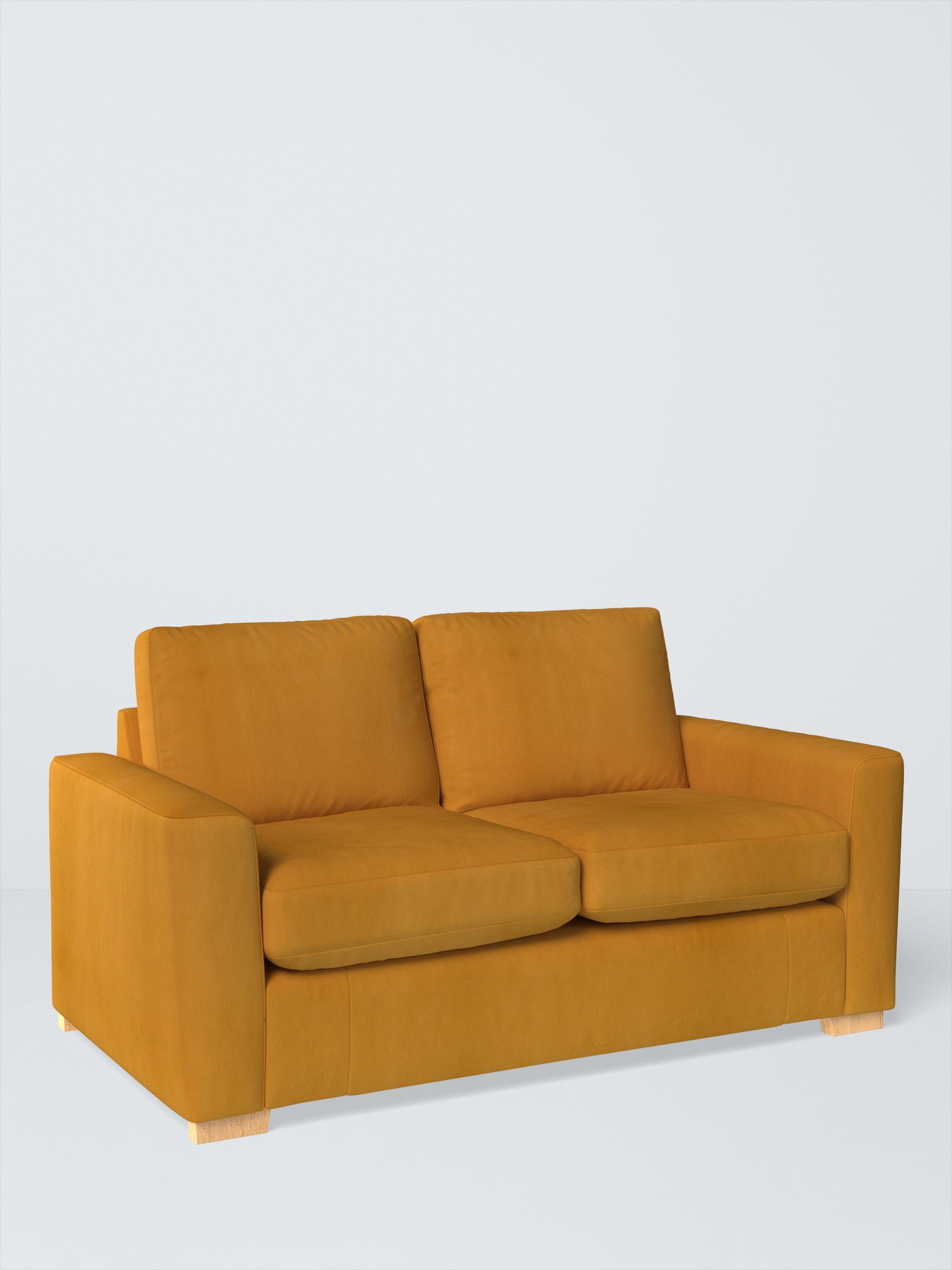 Oliver II Range, John Lewis Easy Clean Plush Velvet Fabric, Honey, Price Band B