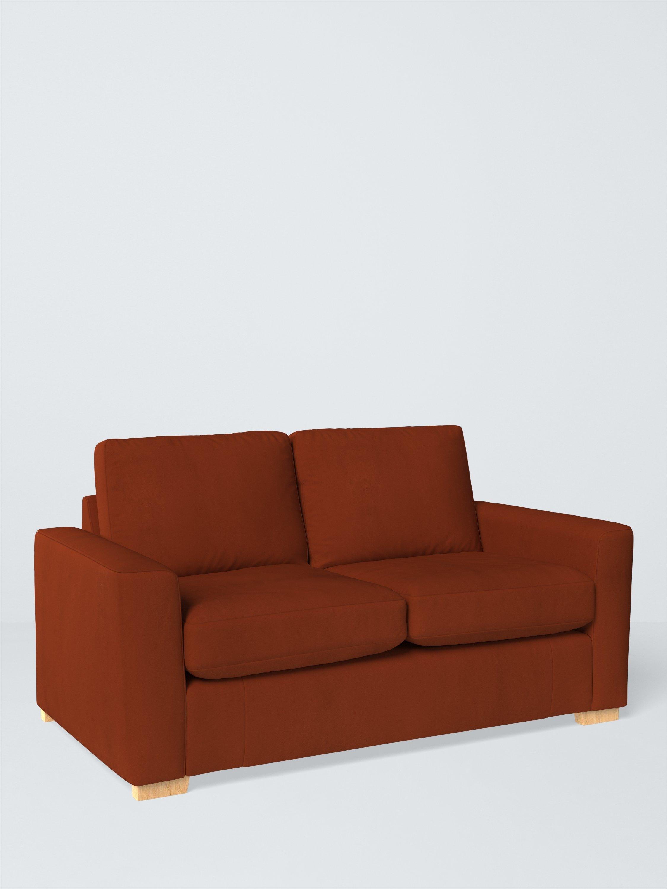 Oliver II Range, John Lewis Easy Clean Plush Velvet Fabric, Auburn, Price Band B