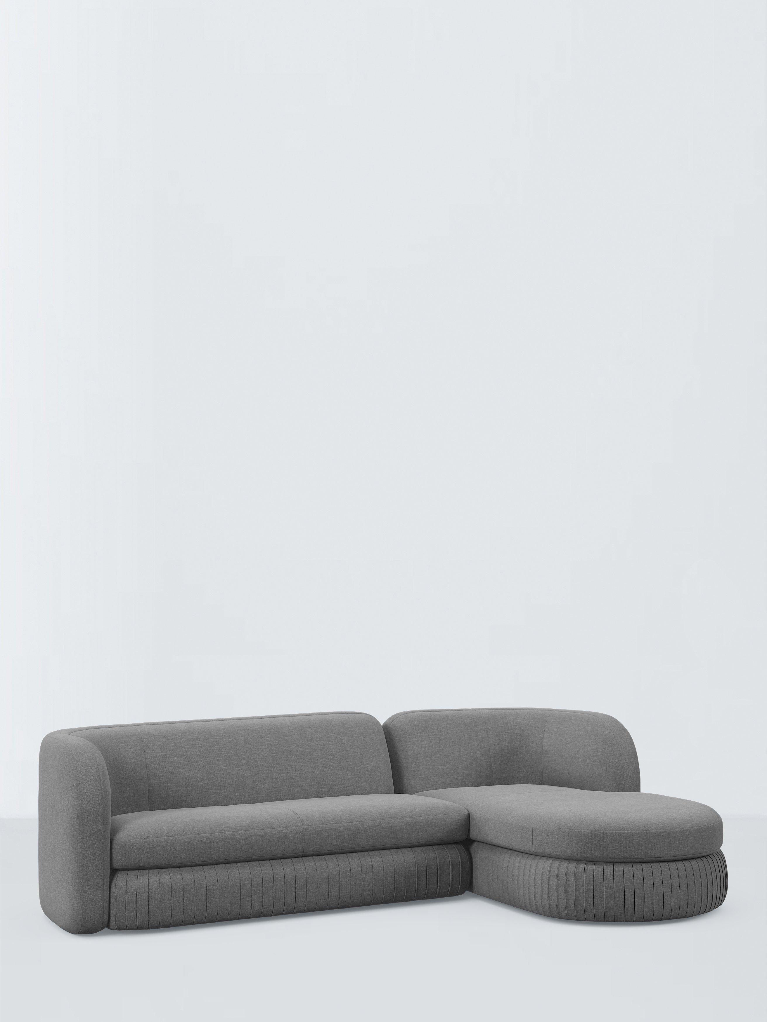 Pleat Range, Aquaclean Titan Plain Fabric, Smoke Grey, Price Band D