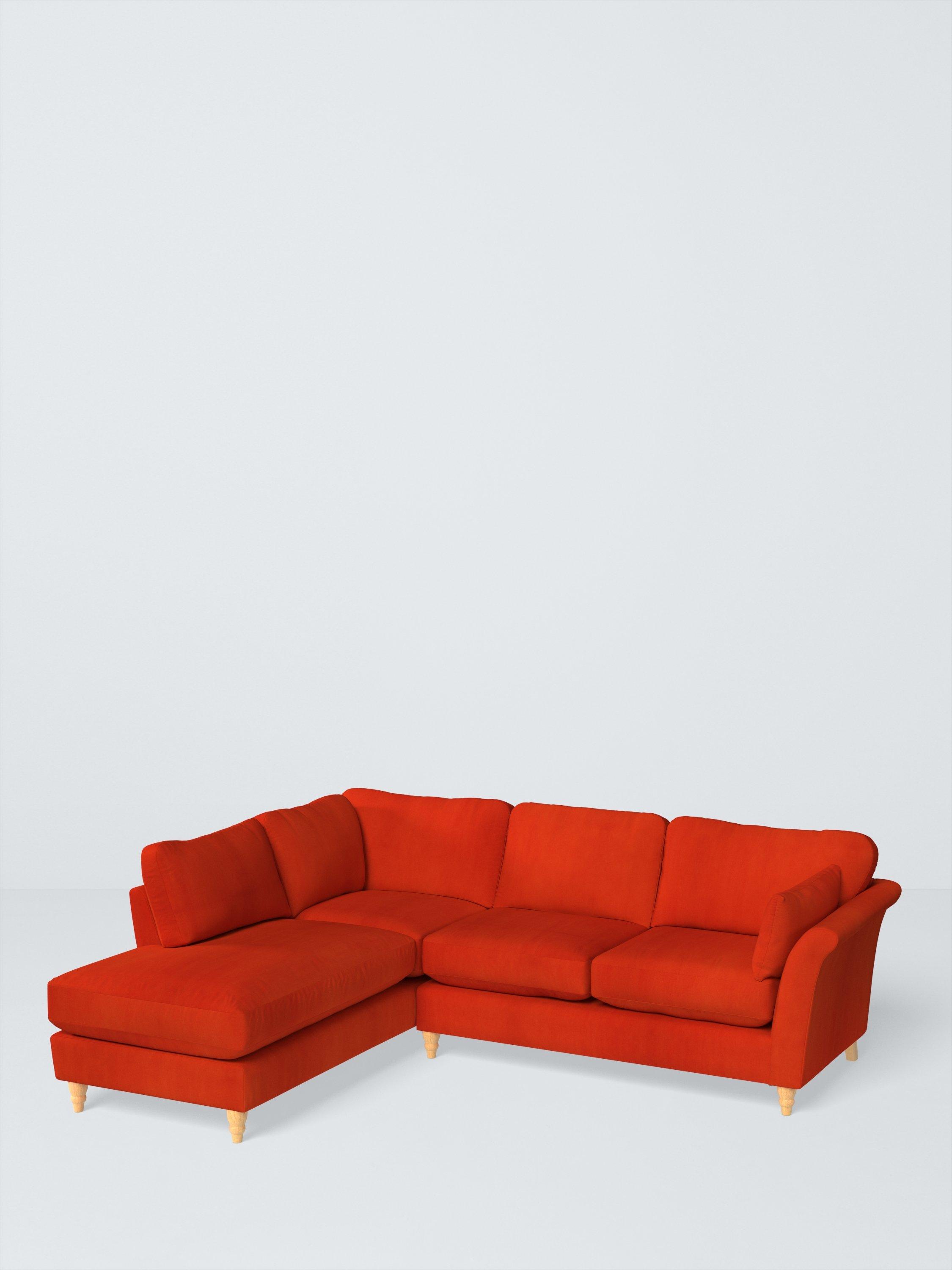 Sienna Range, John Lewis Easy Clean Plush Velvet Fabric, Paprika, Price Band B