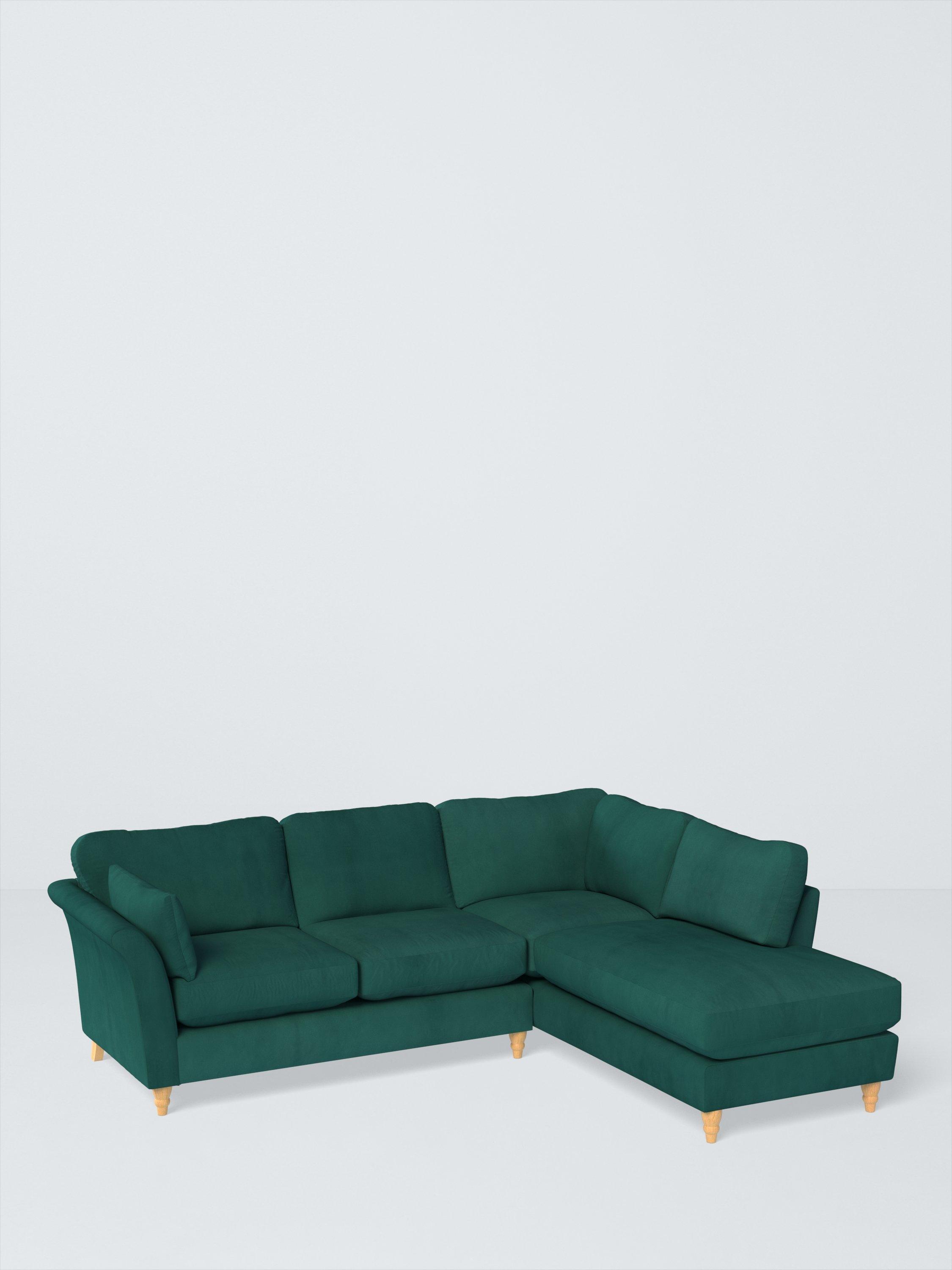 Sienna Range, John Lewis Easy Clean Plush Velvet Fabric, Teal, Price Band B