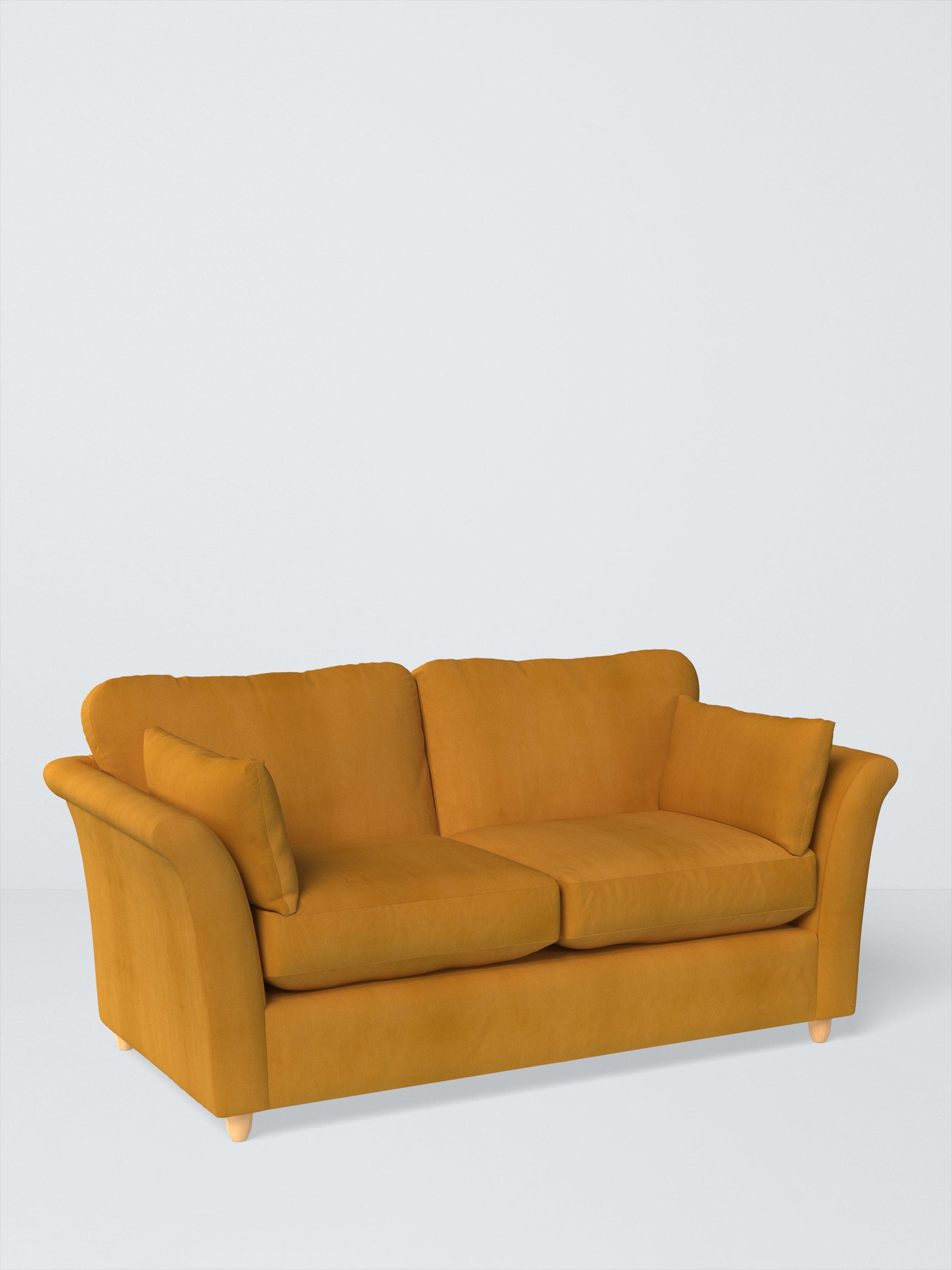 Sienna Range, John Lewis Easy Clean Plush Velvet Fabric, Honey, Price Band B