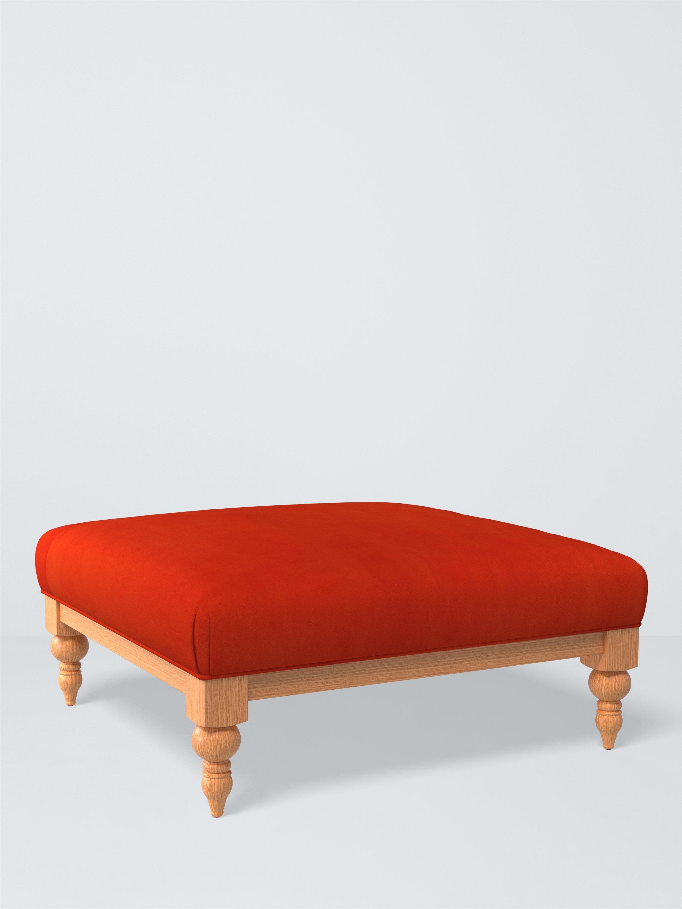 Willowmere Range, John Lewis Easy Clean Plush Velvet Fabric, Paprika, Price Band B