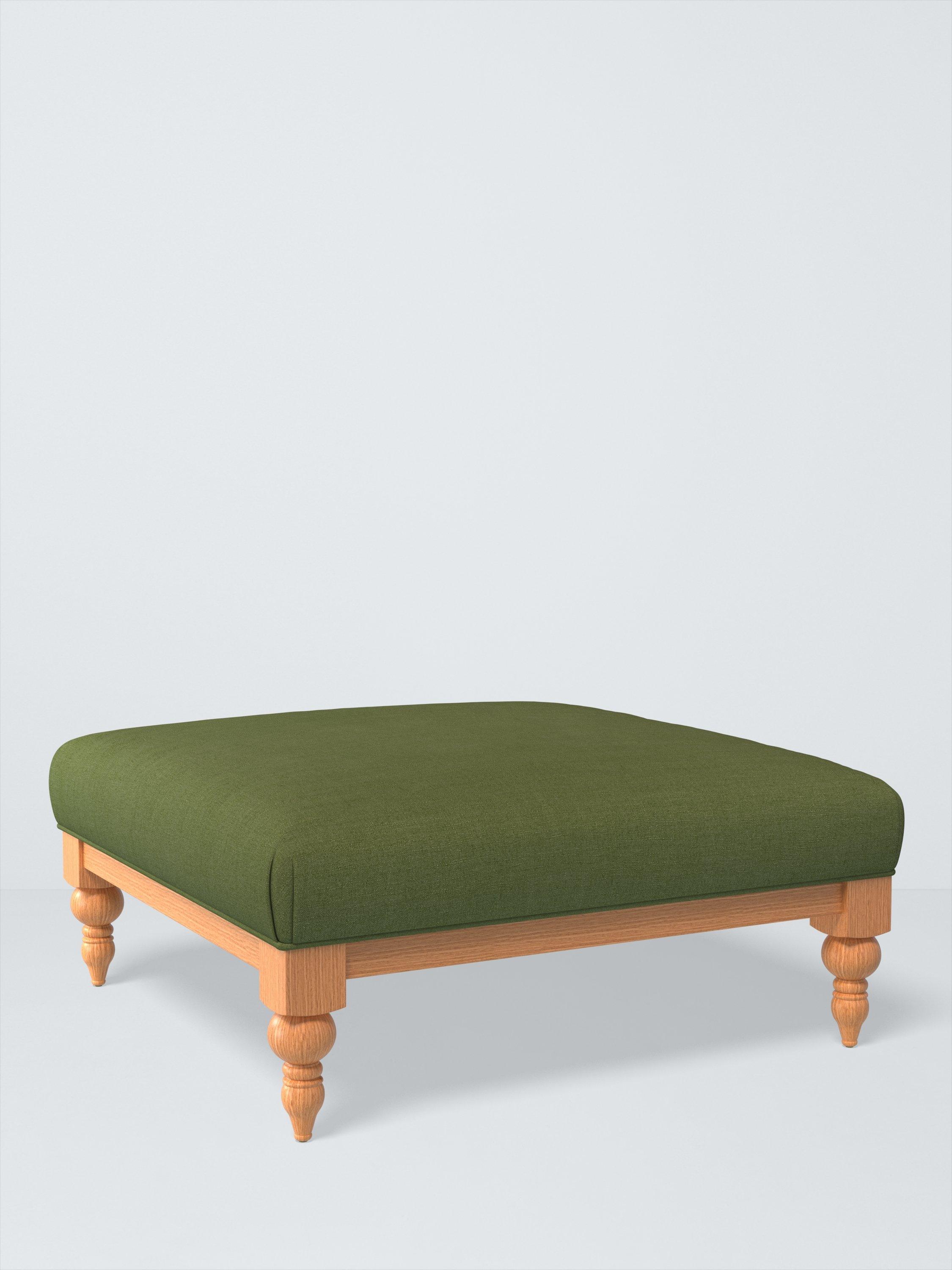 Willowmere Range, John Lewis Relaxed Linen Plain Fabric, Olive Green, Price Band B