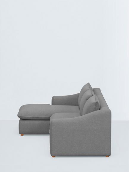 John Lewis Ashbourne Large 3 Seater LHF Chaise End Sofa - view 2, 