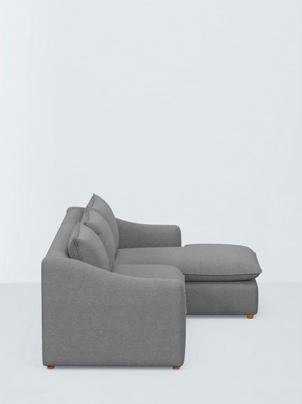 John Lewis Ashbourne Large 3 Seater RHF Chaise End Sofa - view 2, 