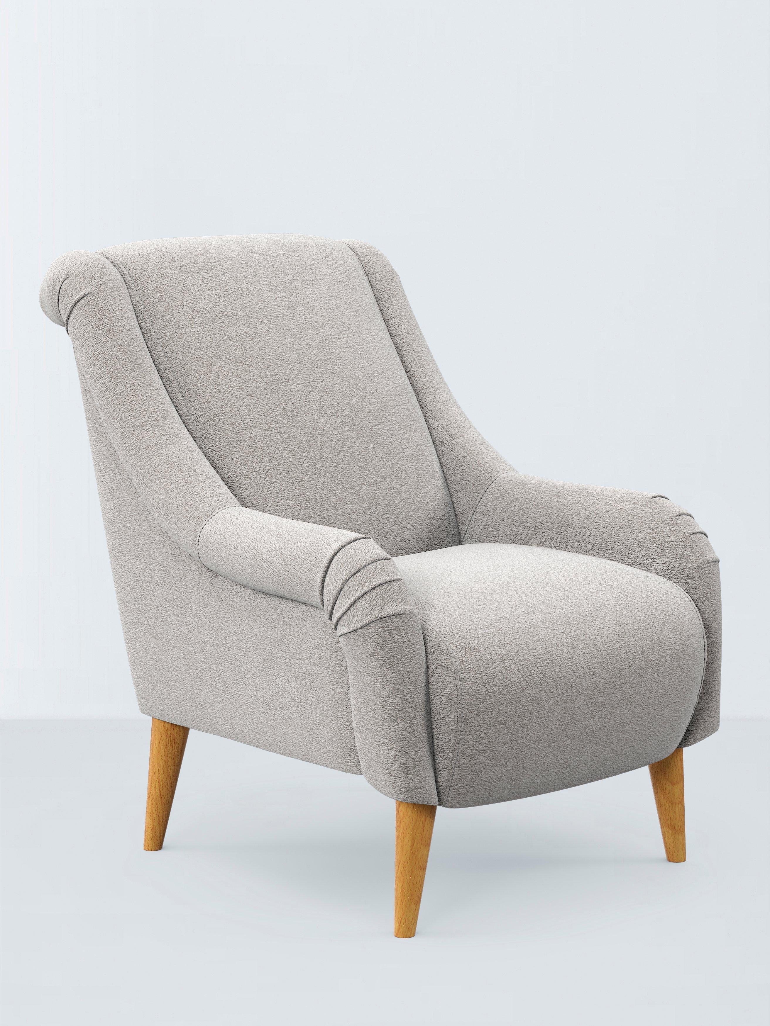 Coulston Range, John Lewis Easy Clean Soft Boucle Fabric, Grey, Price Band D