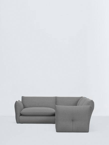 John Lewis Dimple 5 Seater LHF Corner End Sofa - view 2, 