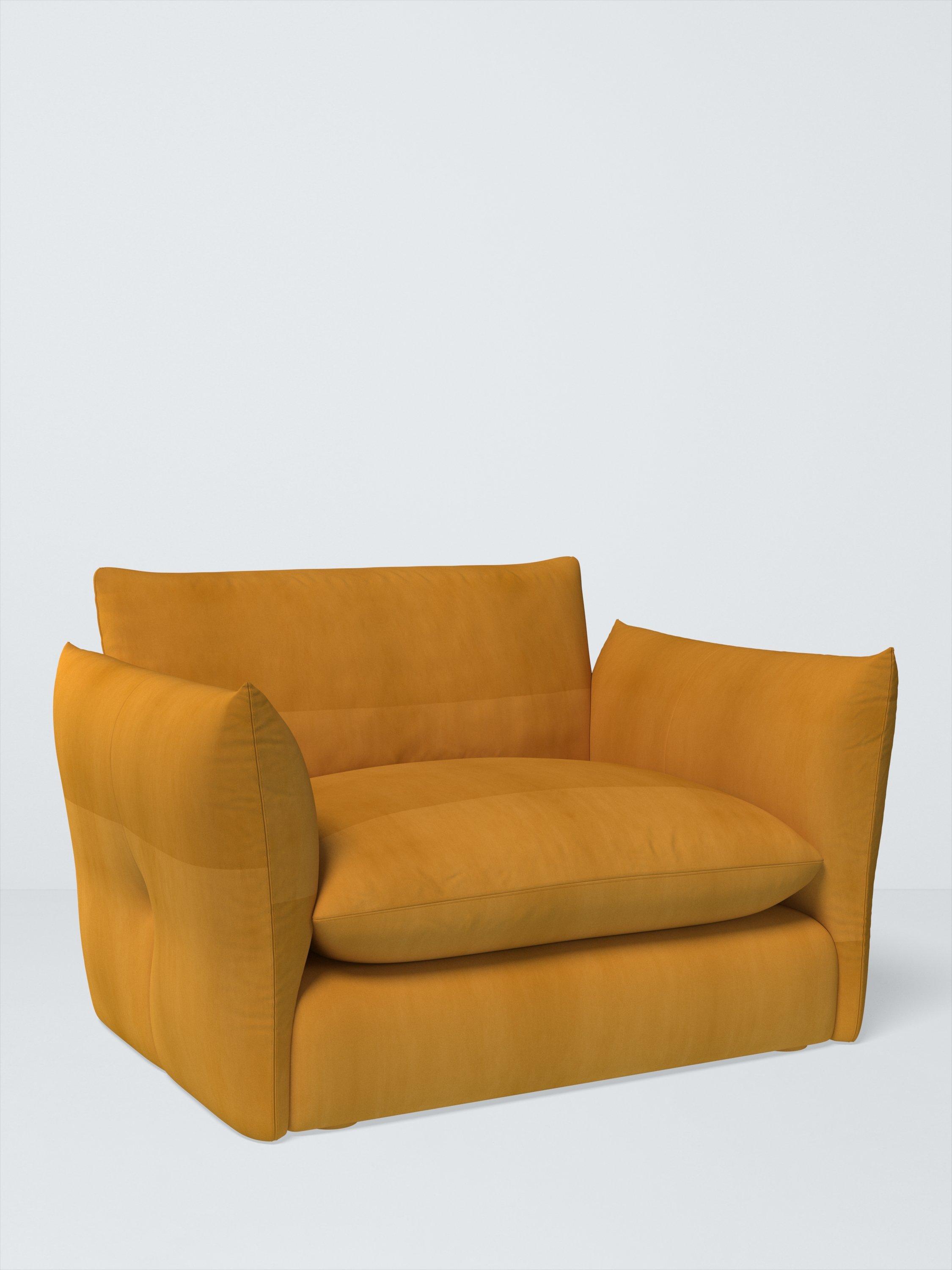 Dimple Range, John Lewis Easy Clean Plush Velvet Fabric, Honey, Price Band B