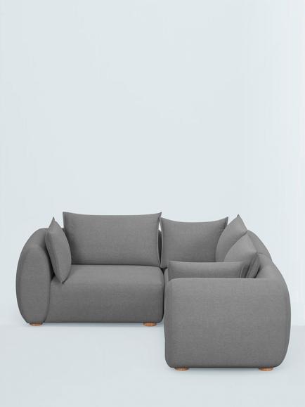 John Lewis Elara Large 3 Seater LHF Corner Sofa - view 2, 