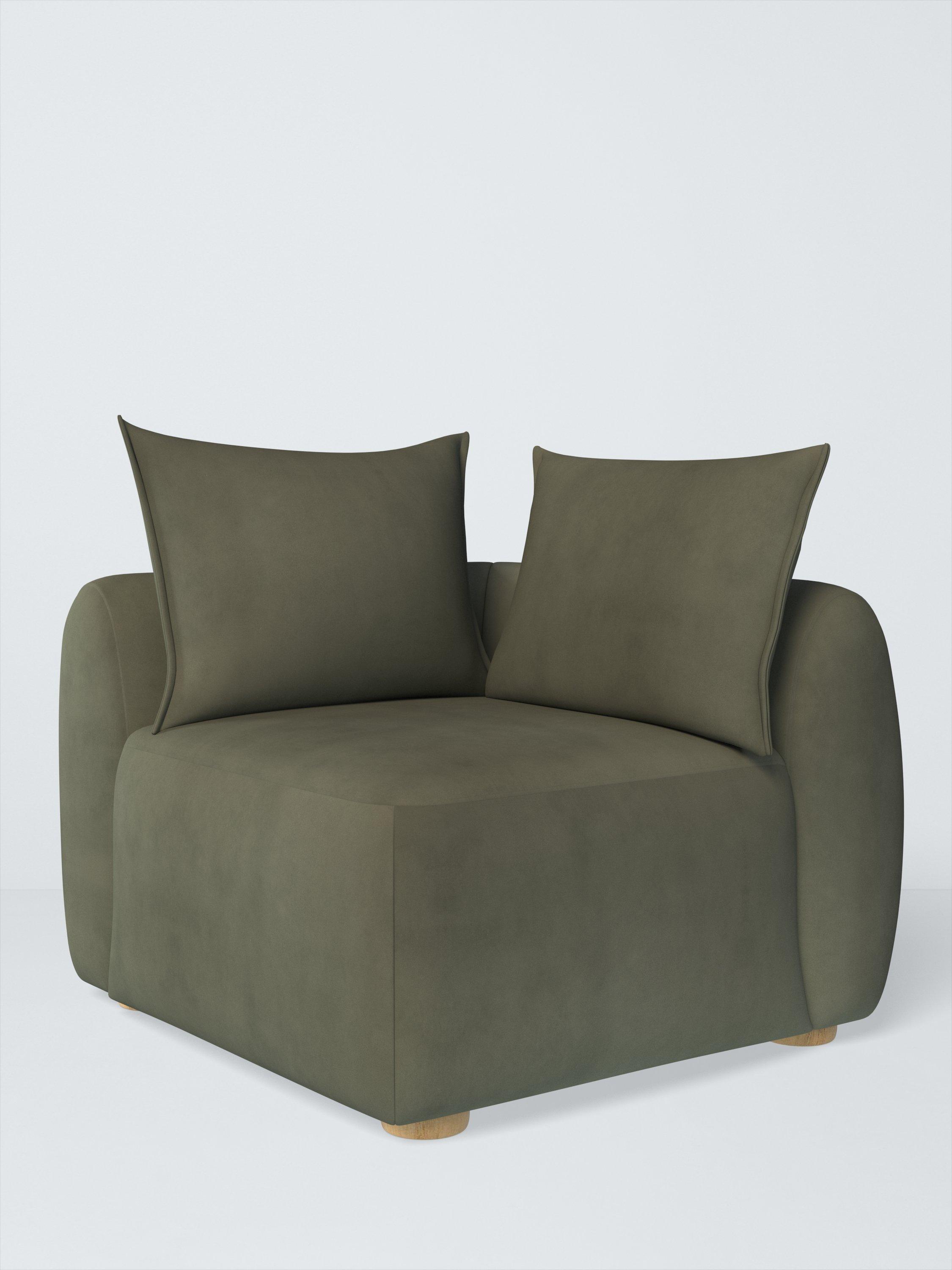 Elara Range, John Lewis Easy Clean Eco Velvet Fabric, Myrtle, Price Band D
